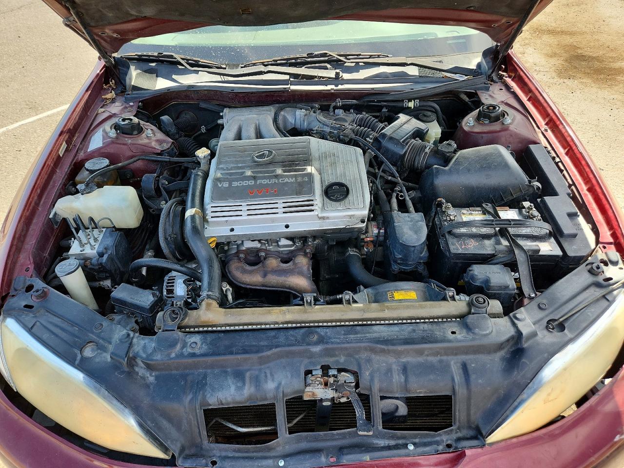 1999 Lexus Es 300 Burgundy vin: JT8BF28G0X0181713