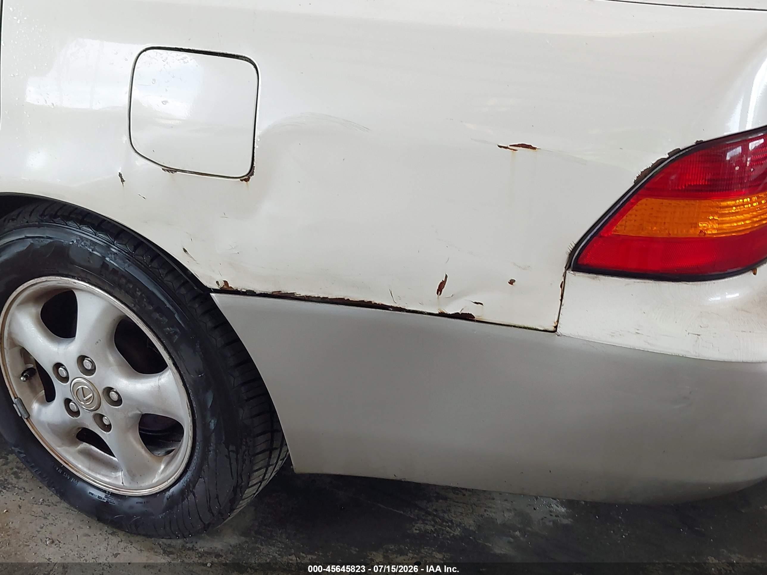 1998 Lexus Es 300   Белый vin: JT8BF28G1W0140912