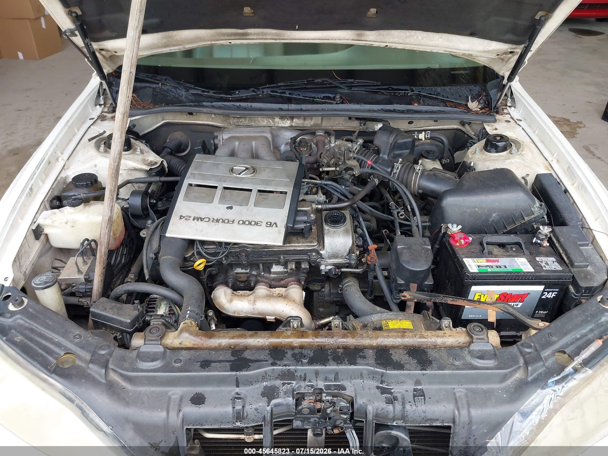 1998 Lexus Es 300   Белый vin: JT8BF28G1W0140912