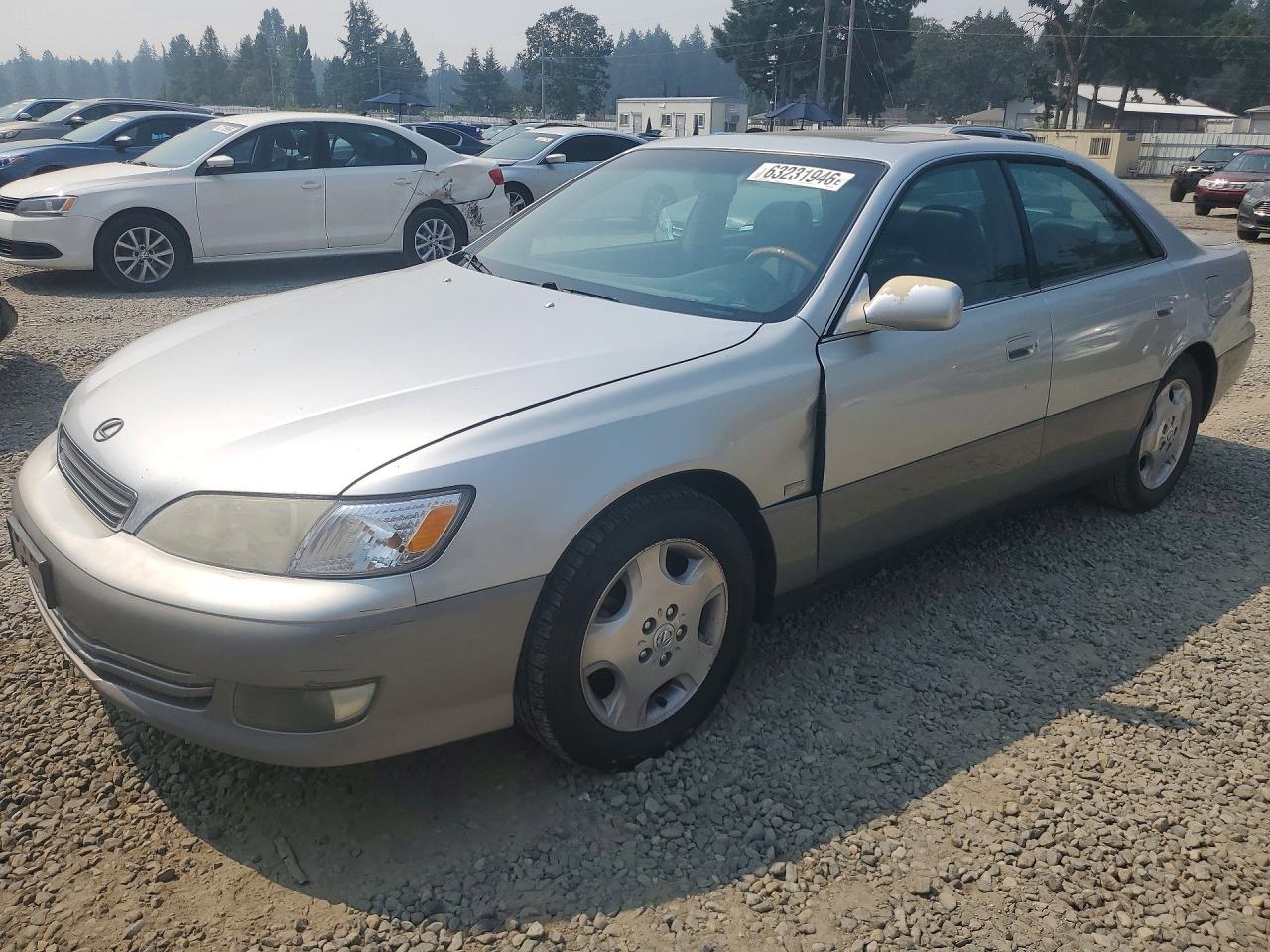 2000 Lexus Es 300 Silver vin: JT8BF28G1Y0288254