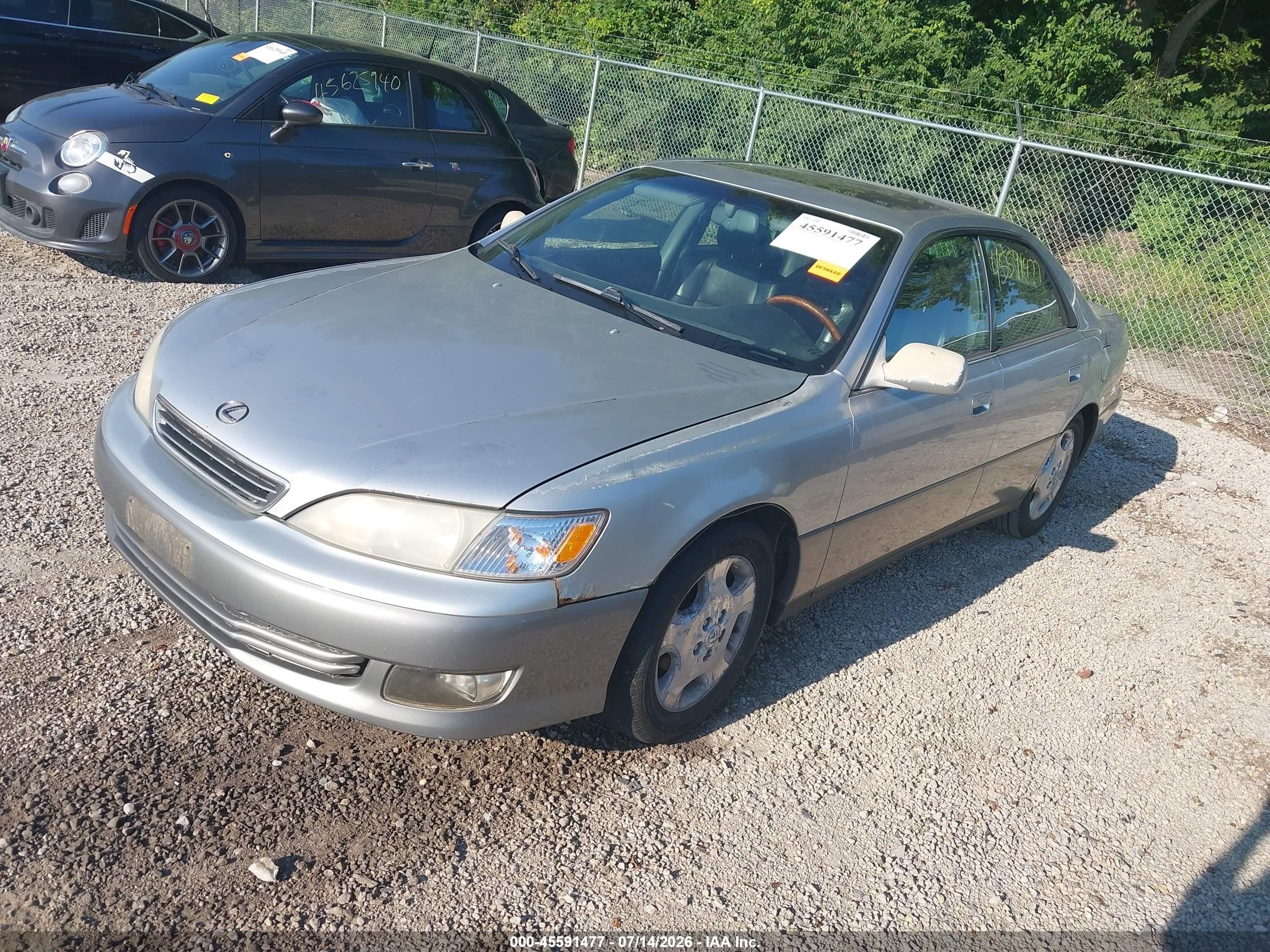 2000 Lexus Es 300   Silver vin: JT8BF28G1Y5089899