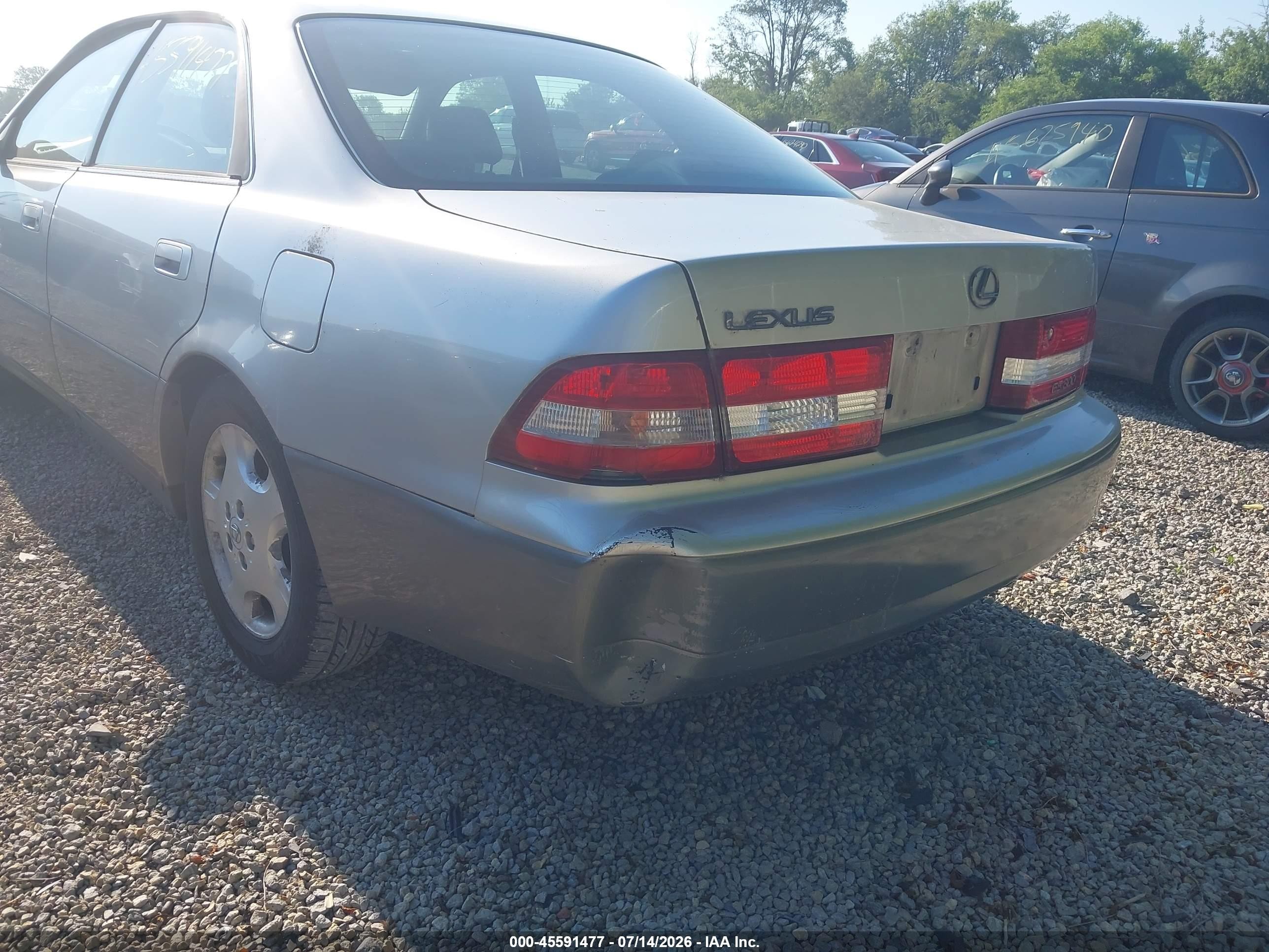 2000 Lexus Es 300   Silver vin: JT8BF28G1Y5089899