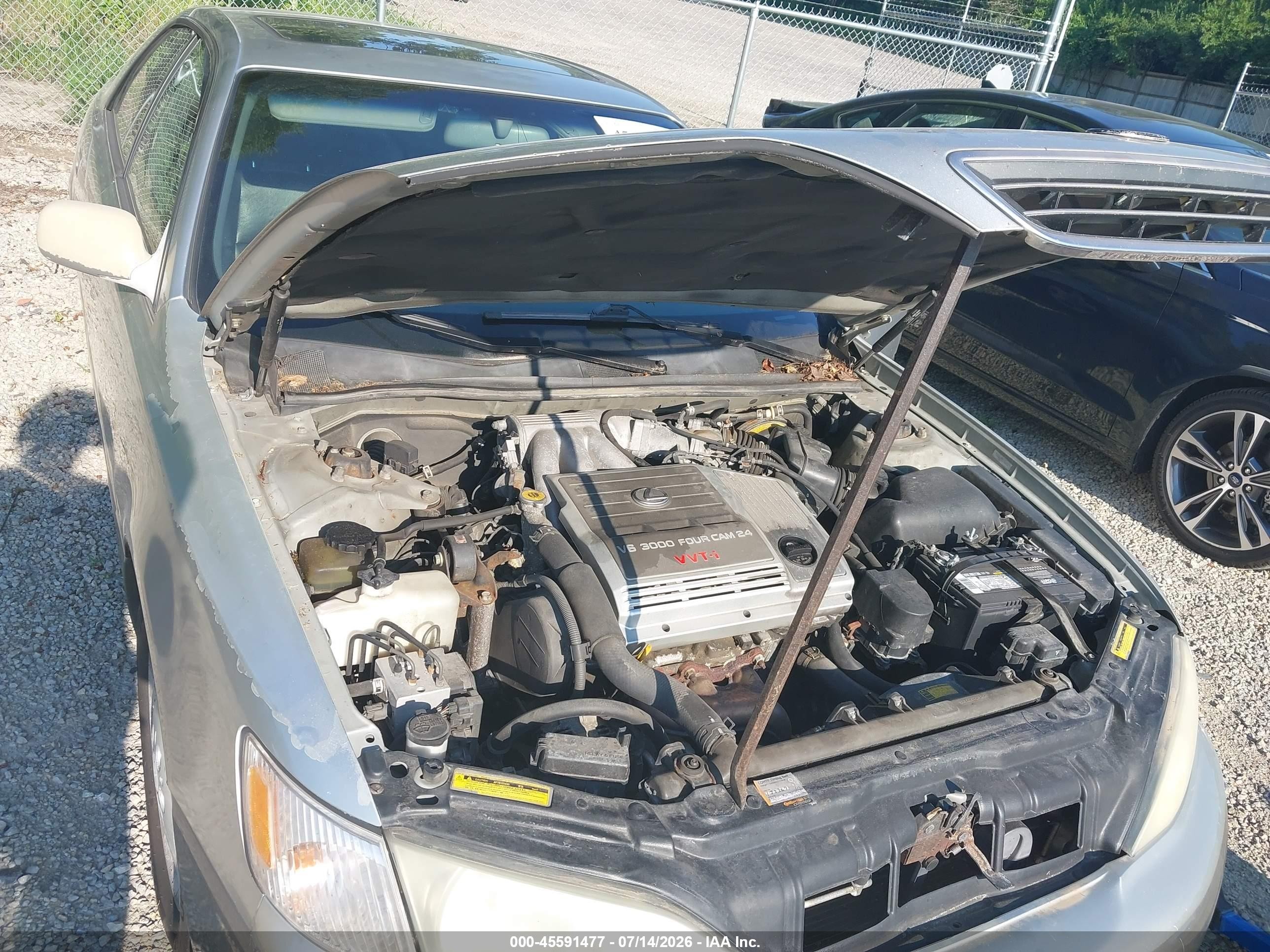 2000 Lexus Es 300   Silver vin: JT8BF28G1Y5089899