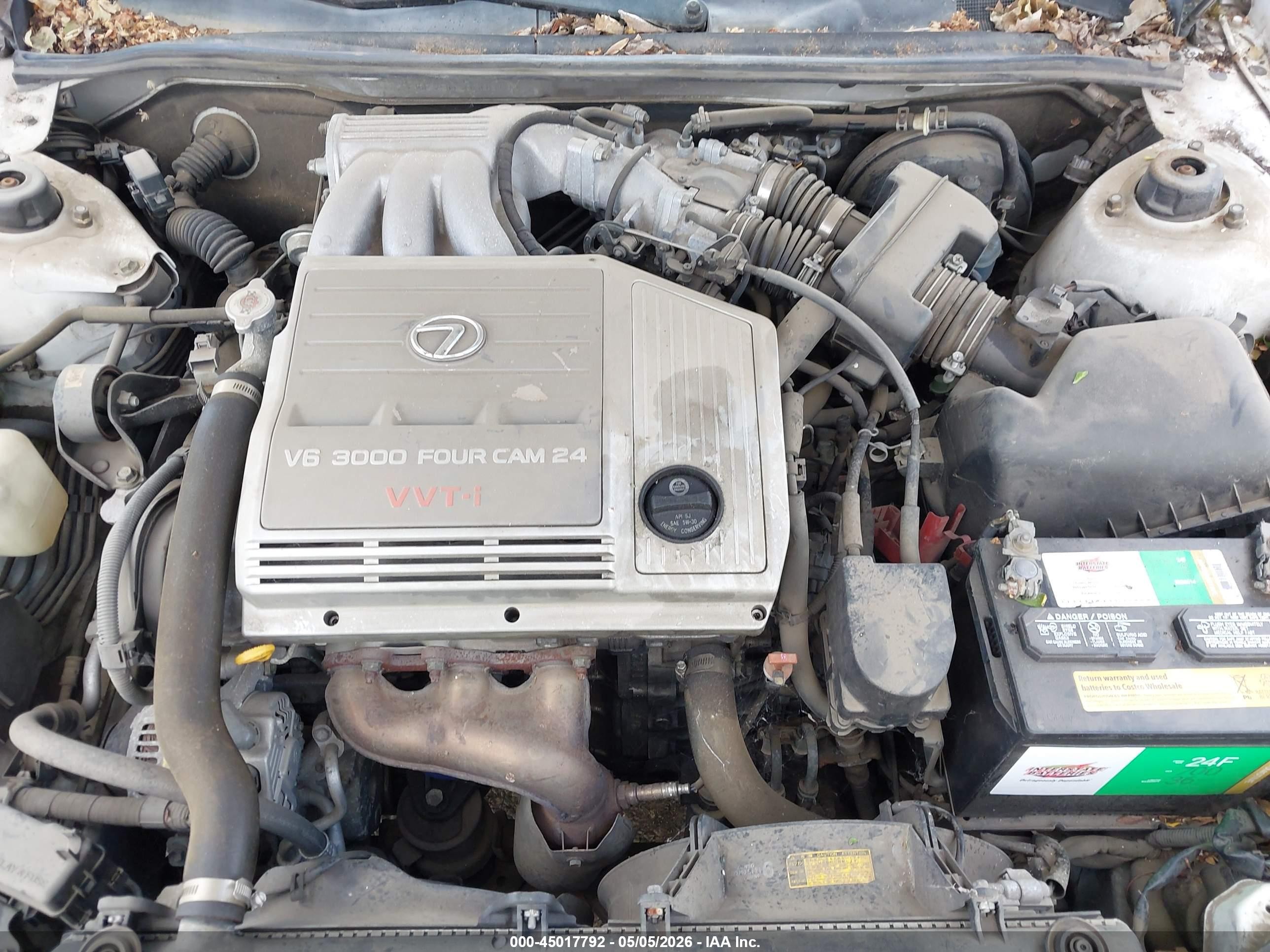 2001 Lexus Es 300   Белый vin: JT8BF28G210303141