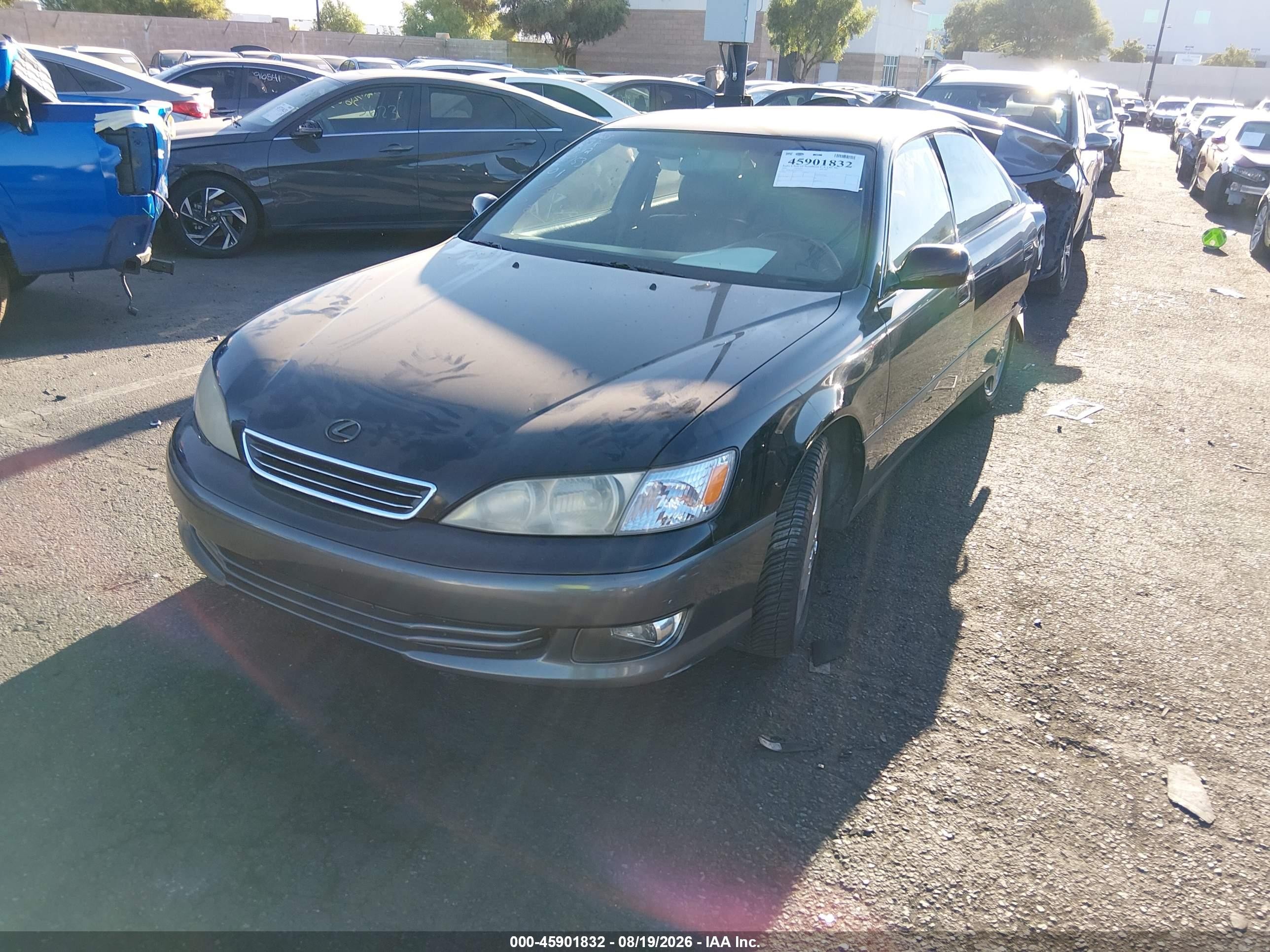 2001 Lexus Es 300   Black vin: JT8BF28G210310753