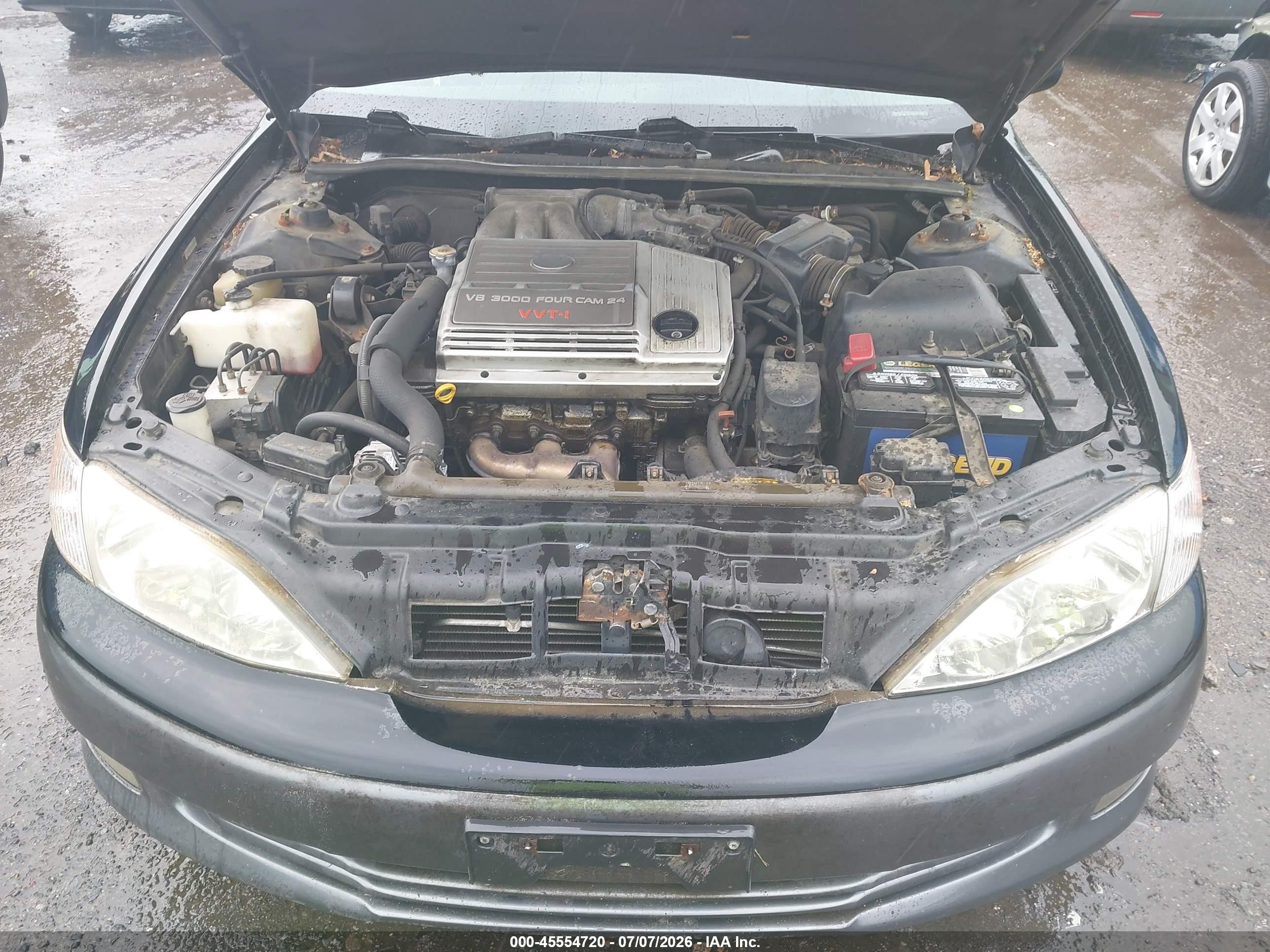 2001 Lexus Es 300   Black vin: JT8BF28G210341856
