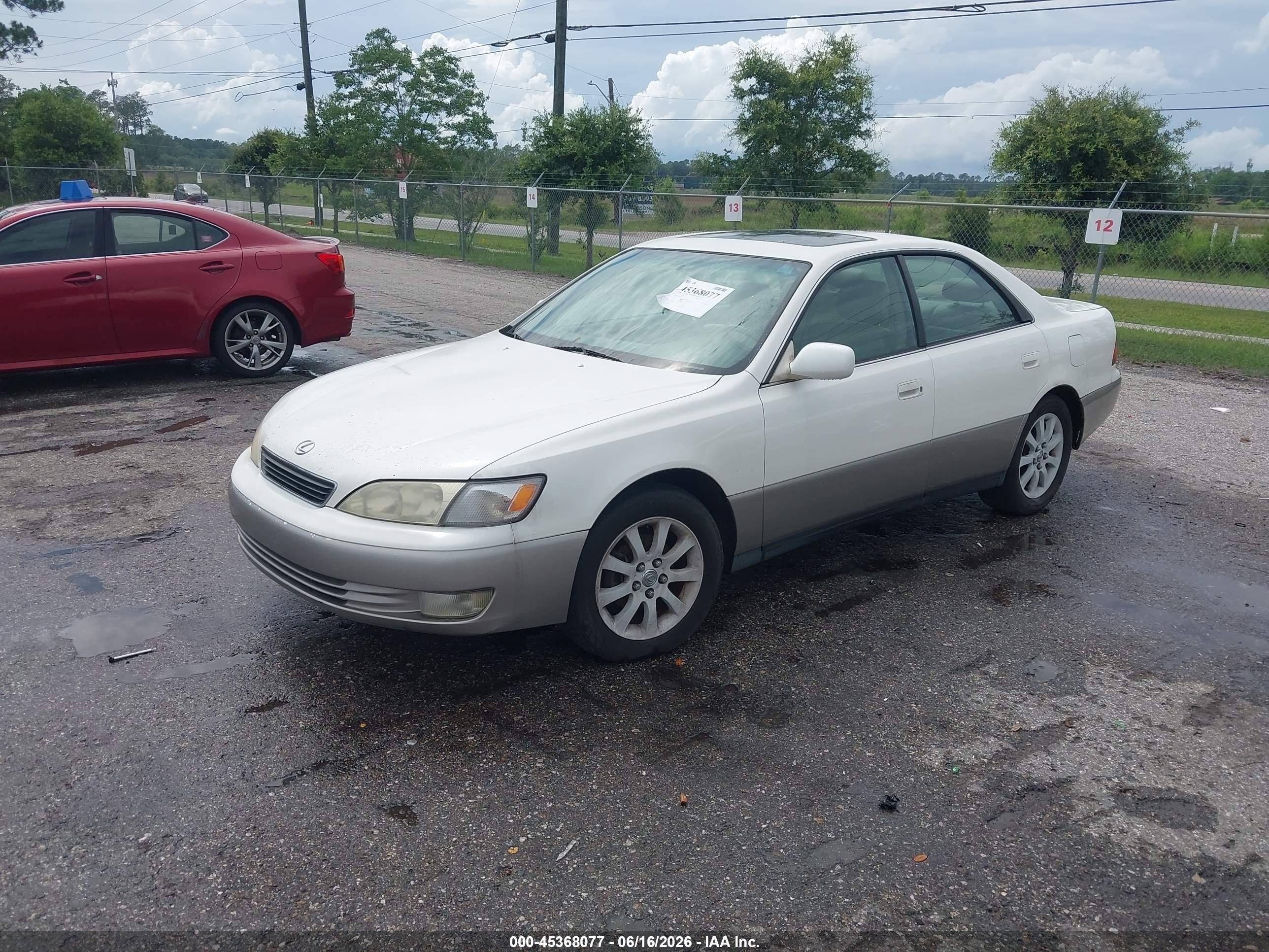 1999 Lexus Es 300   White vin: JT8BF28G2X0210743