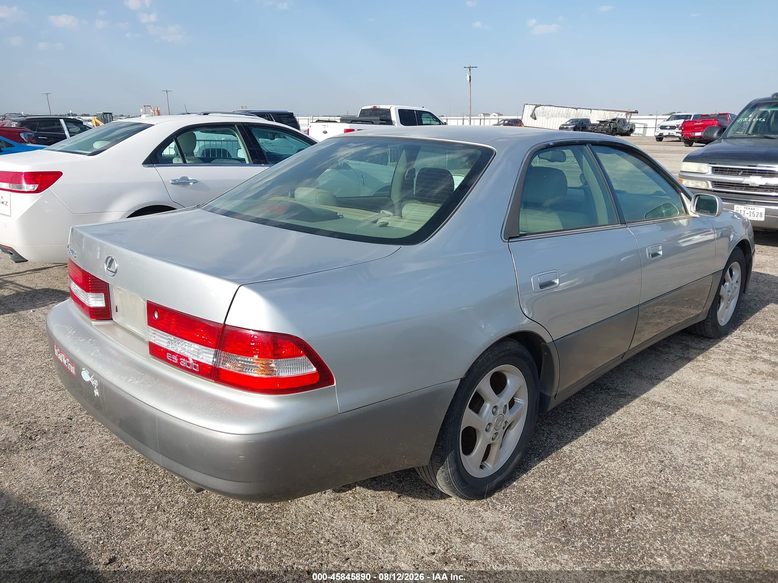 2001 Lexus Es 300 Beige vin: JT8BF28G315105039