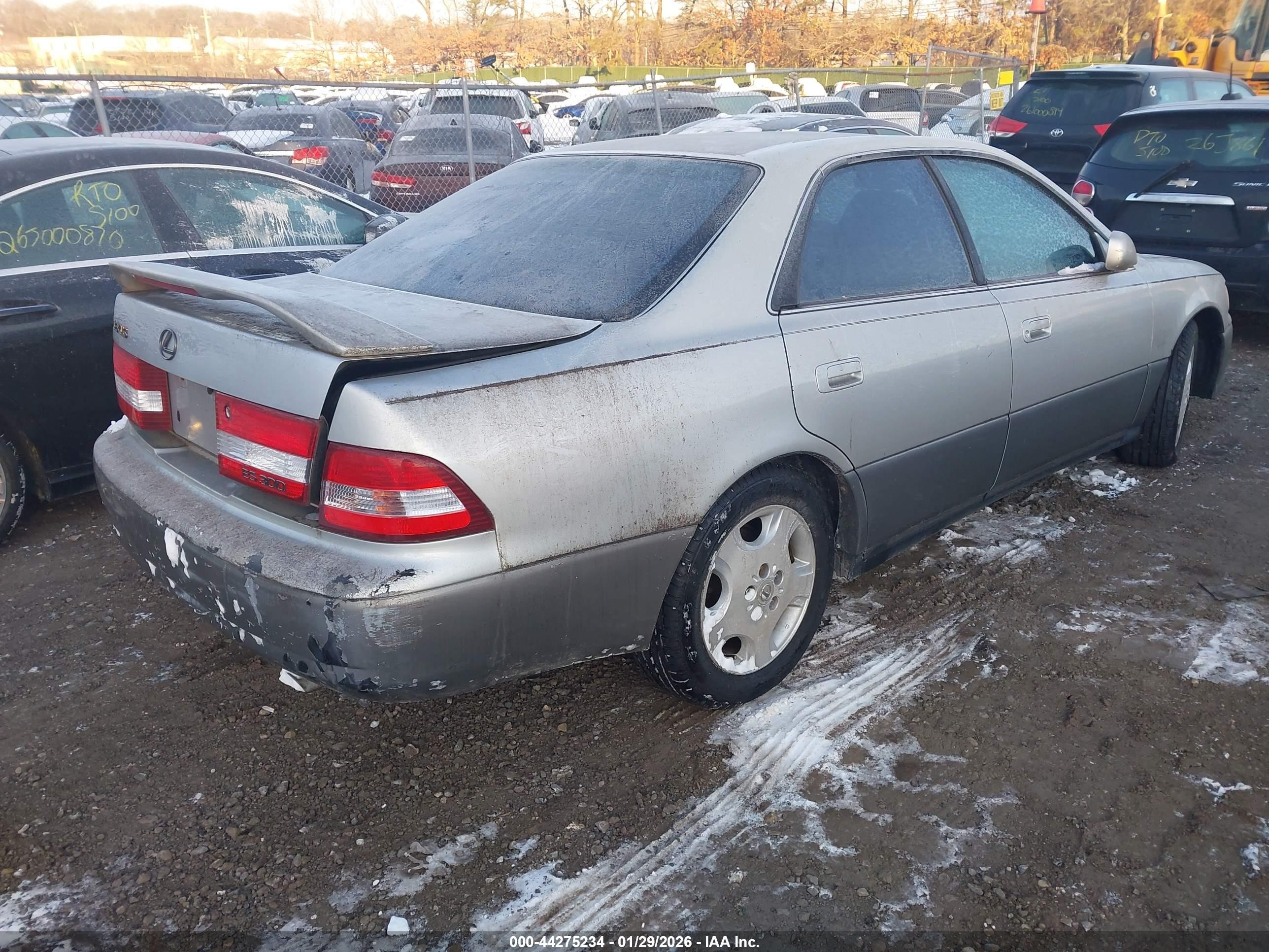 2000 Lexus Es 300   Gray vin: JT8BF28G3Y0279734