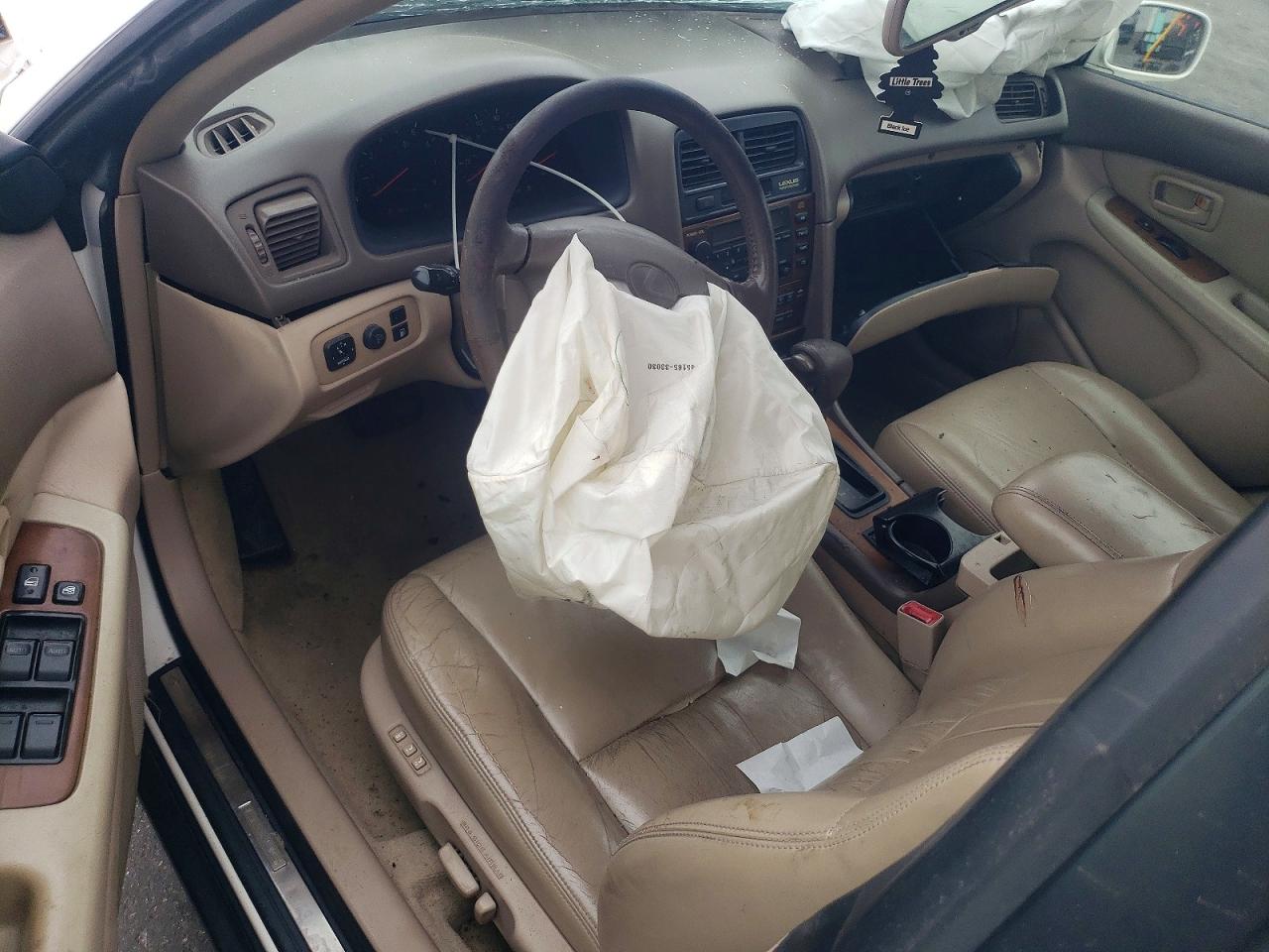 2000 Lexus Es 300 Base White vin: JT8BF28G3Y5087975