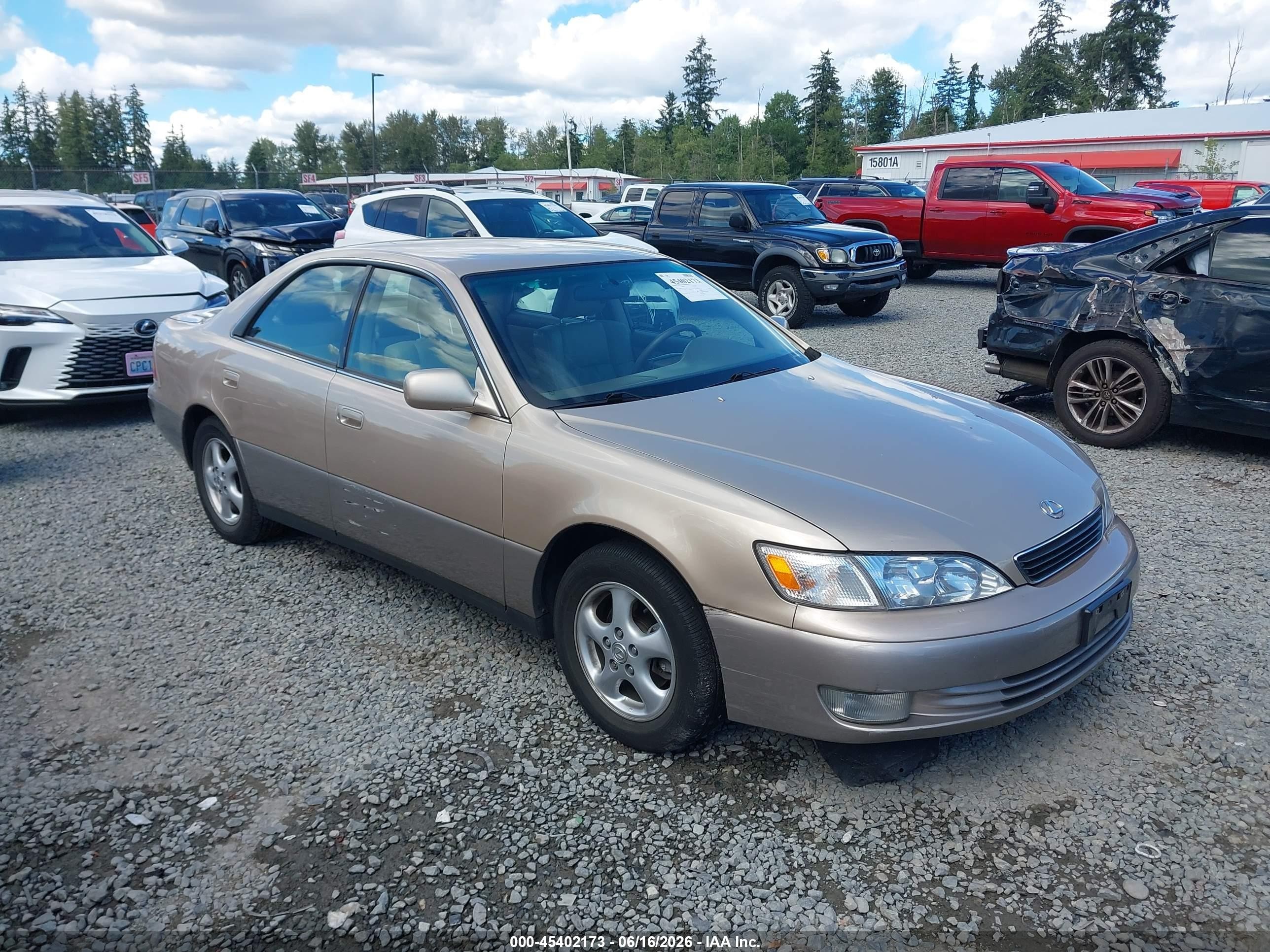 1999 Lexus Es 300   Gold vin: JT8BF28G4X0159858