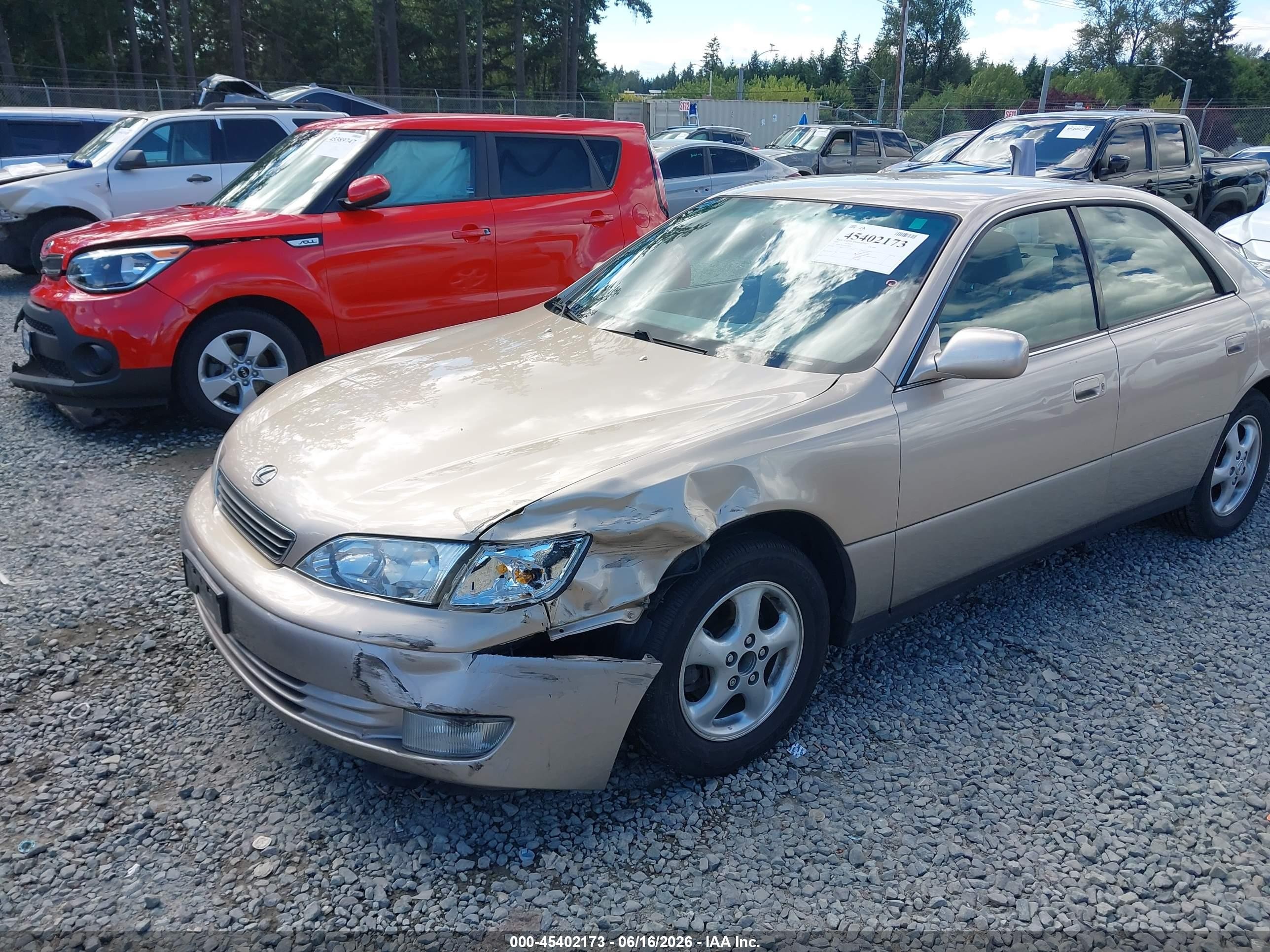1999 Lexus Es 300   Gold vin: JT8BF28G4X0159858