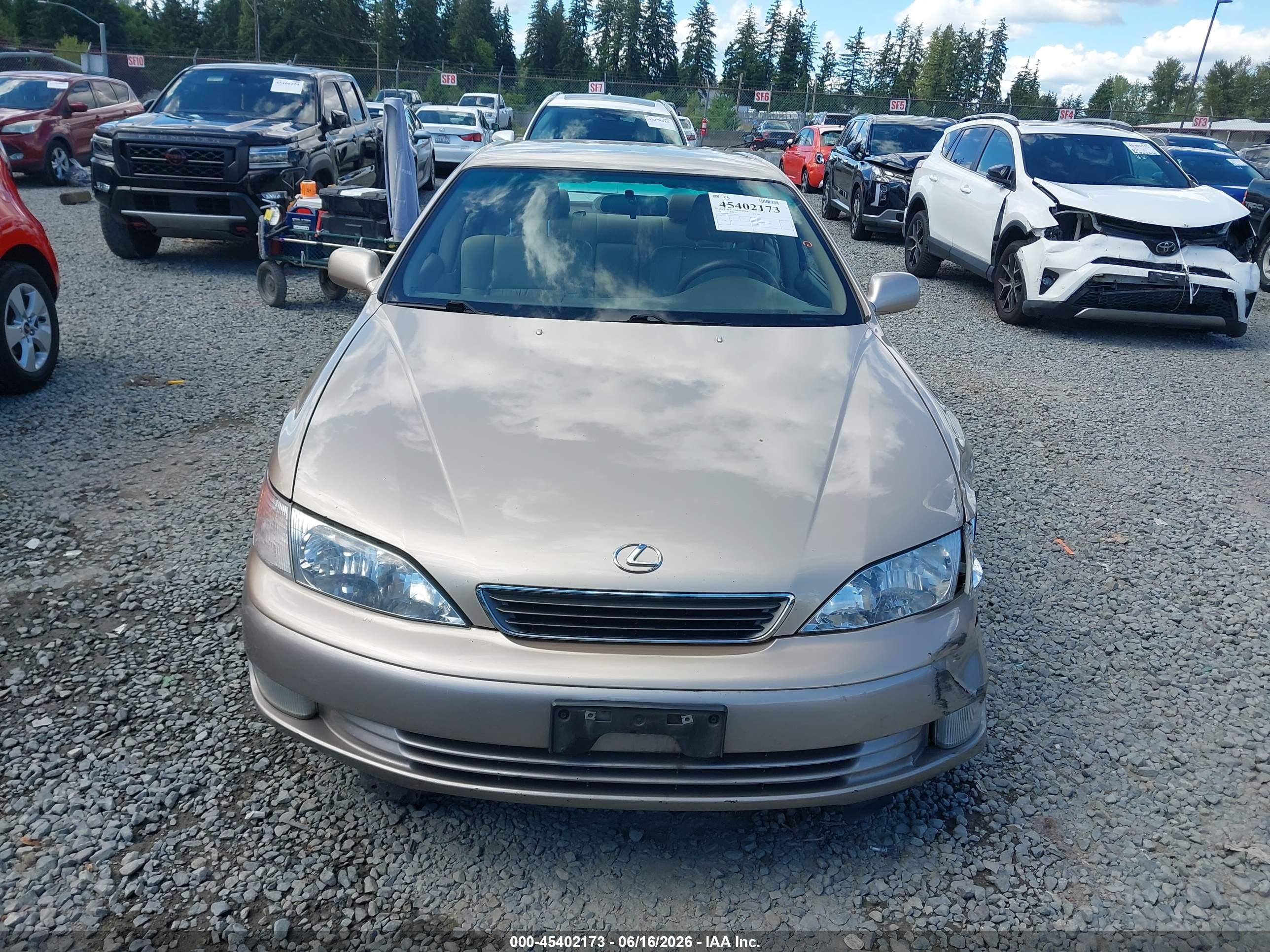 1999 Lexus Es 300   Gold vin: JT8BF28G4X0159858