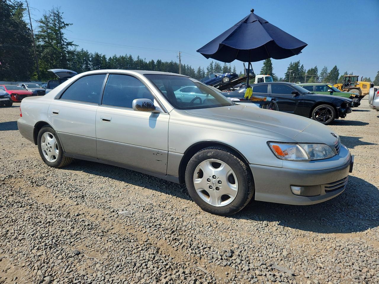 2000 Lexus Es 300 Silver vin: JT8BF28G4Y0284442