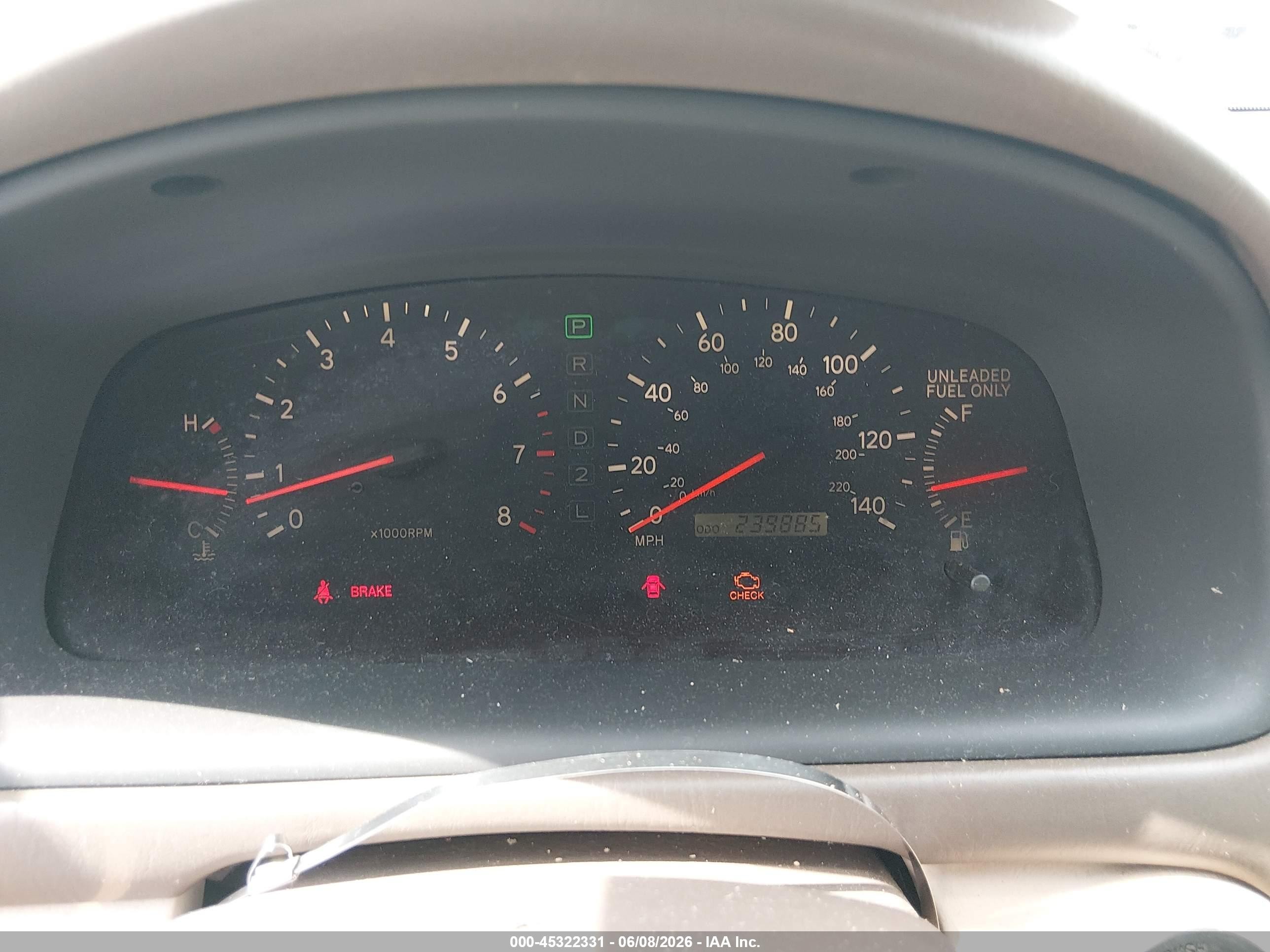 1998 Lexus Es 300   Black vin: JT8BF28G5W5021473