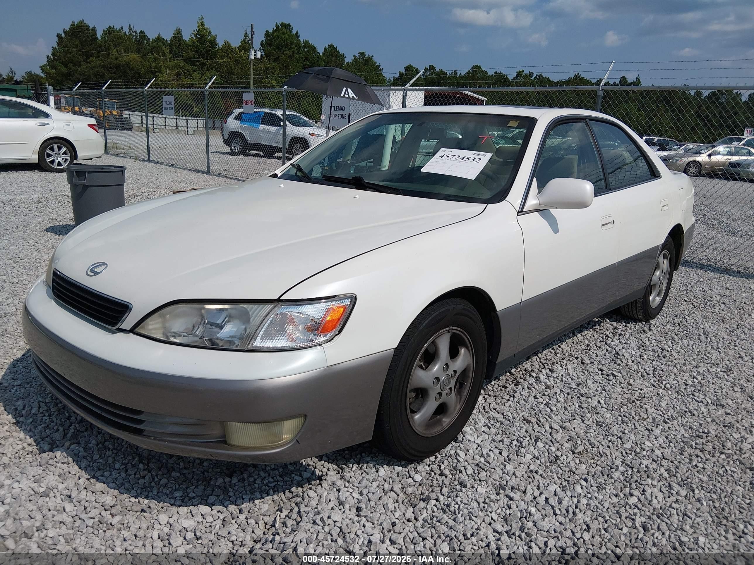 1998 Lexus Es 300   Белый vin: JT8BF28G5W5040539