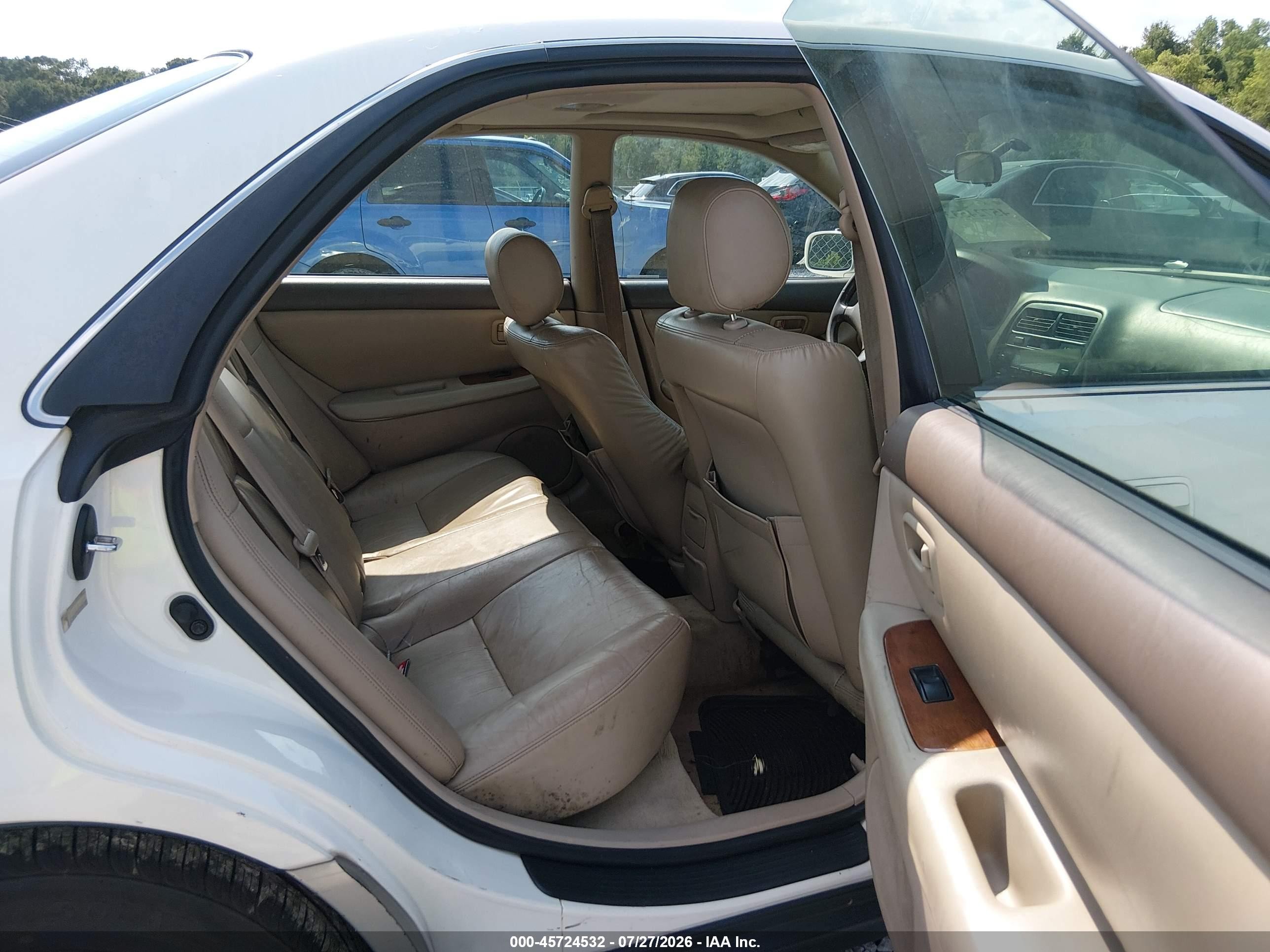 1998 Lexus Es 300   Белый vin: JT8BF28G5W5040539