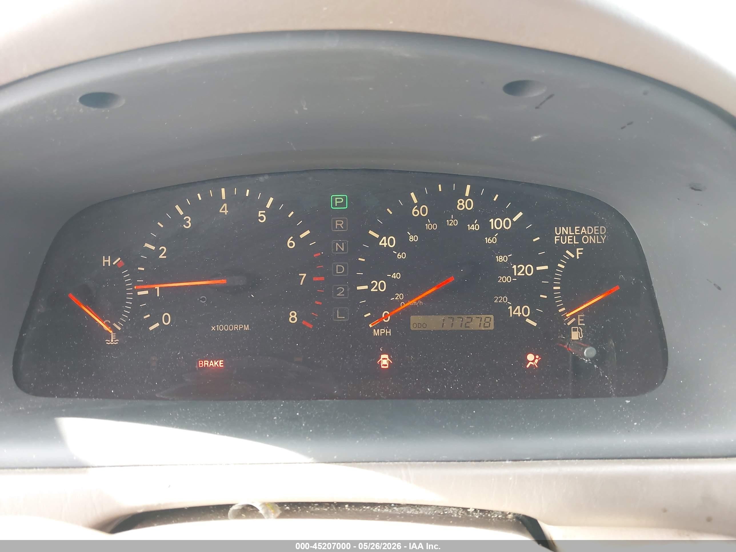 1998 Lexus Es 300 Beige vin: JT8BF28G5W5042744