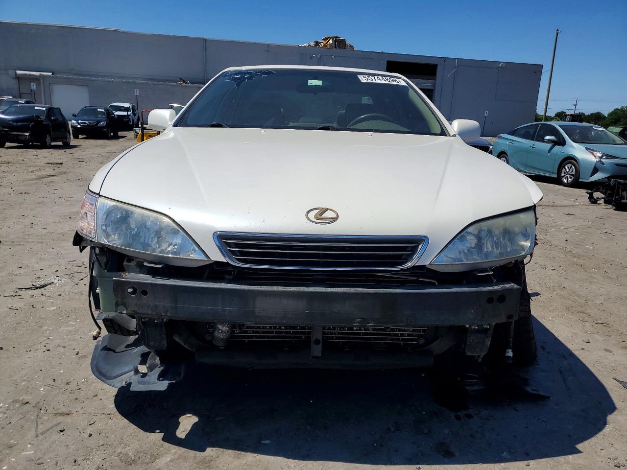 1998 Lexus Es 300 White vin: JT8BF28G5W5049595