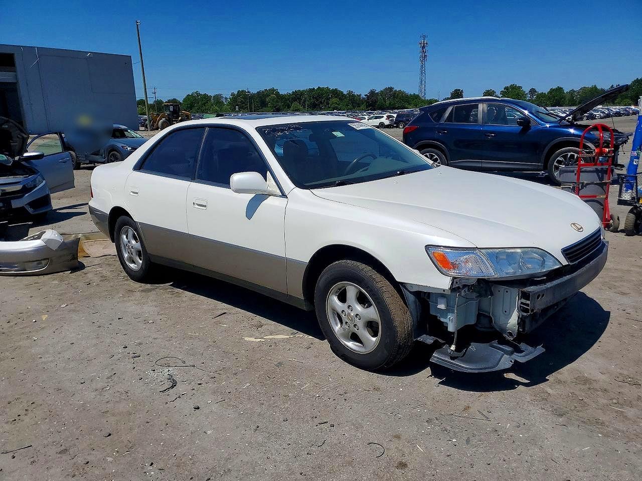 1998 Lexus Es 300 White vin: JT8BF28G5W5049595