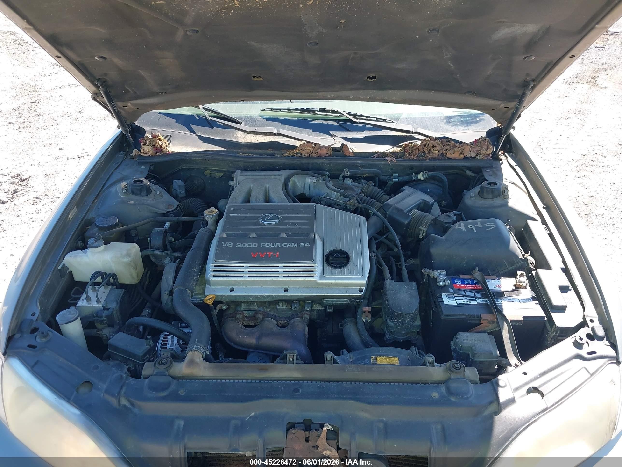 1999 Lexus Es 300 Gray vin: JT8BF28G5X0231831