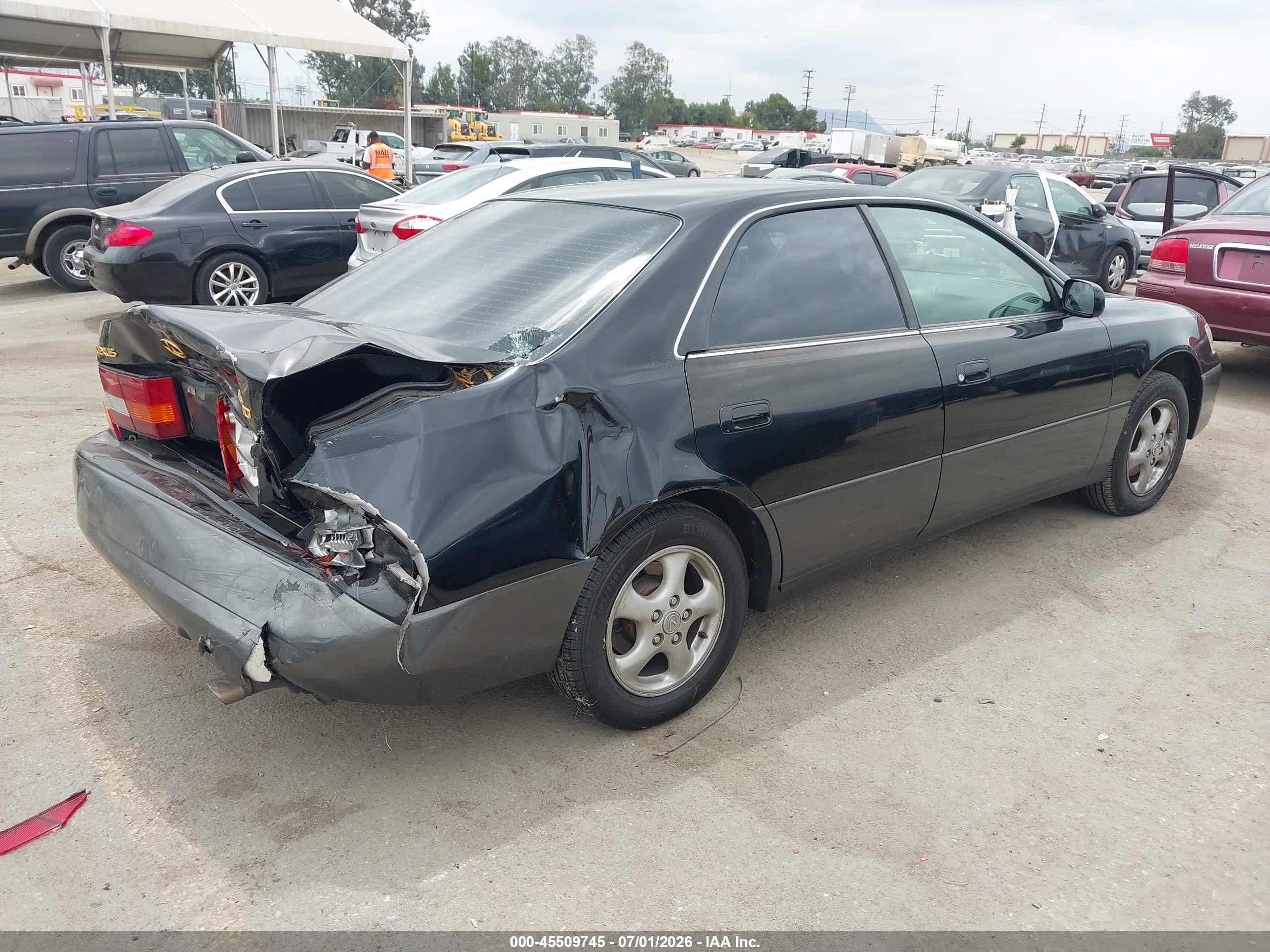 1999 Lexus Es 300   Black vin: JT8BF28G5X5066365