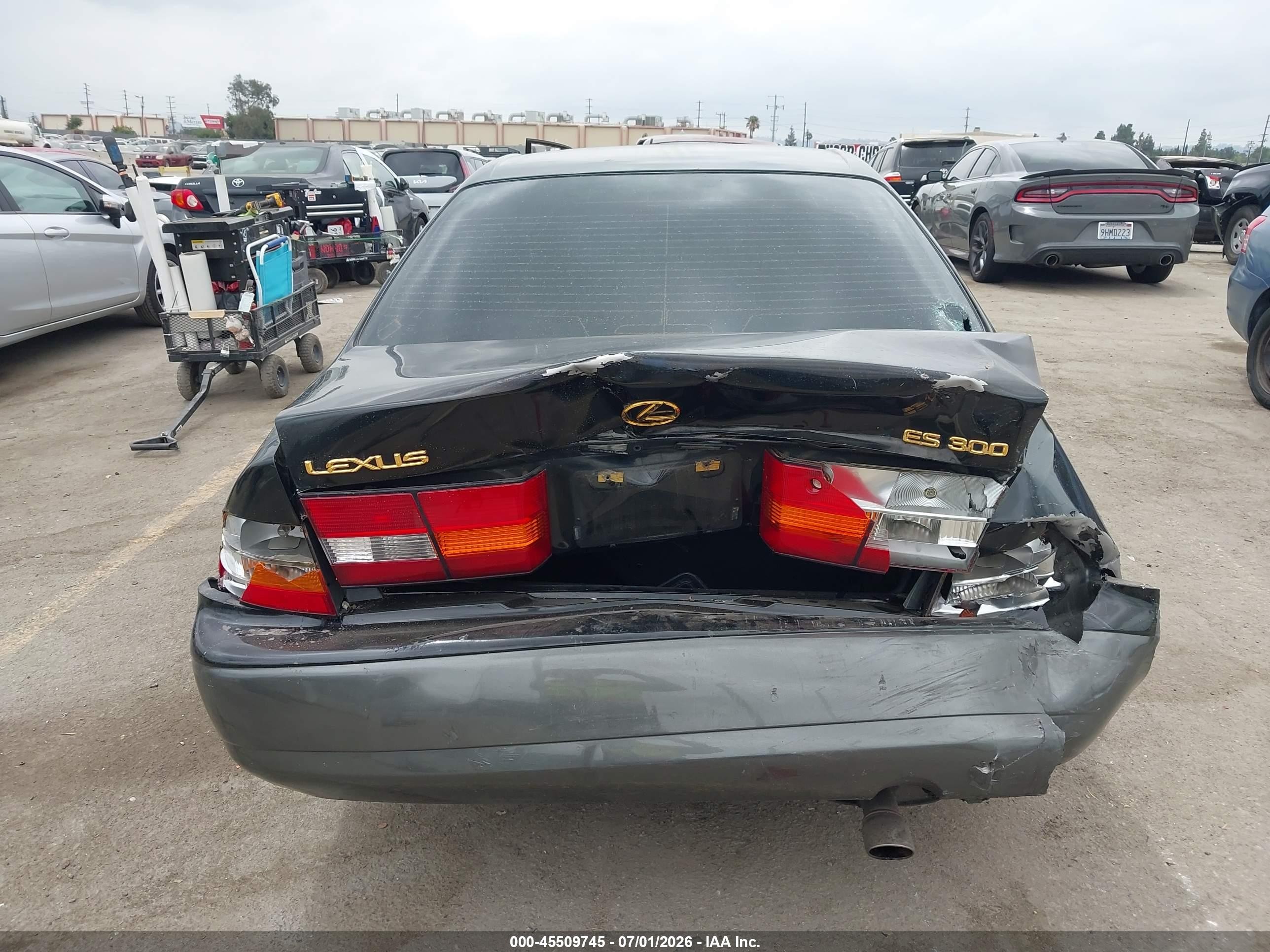 1999 Lexus Es 300   Black vin: JT8BF28G5X5066365