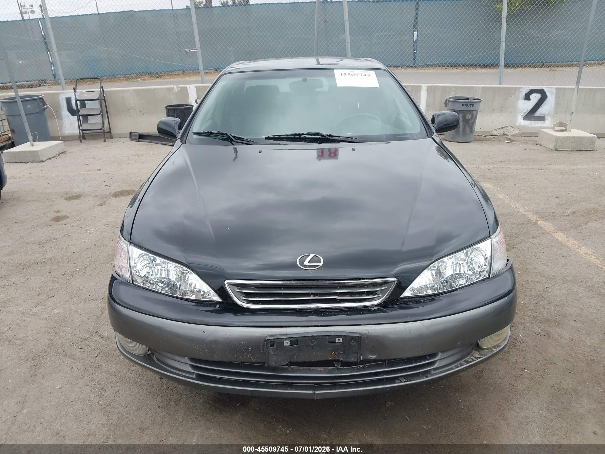 1999 Lexus Es 300   Black vin: JT8BF28G5X5066365