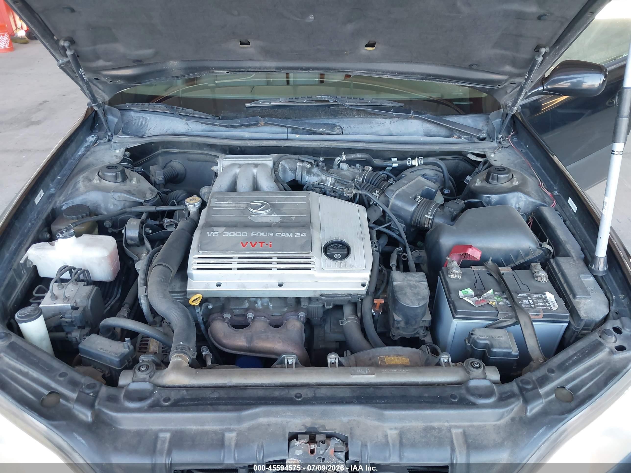 2001 Lexus Es 300   Черный vin: JT8BF28G610319309