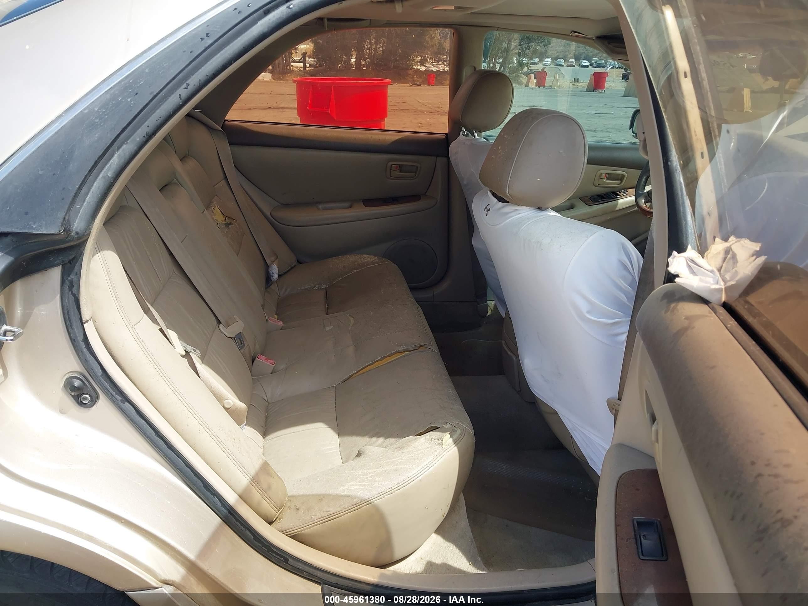 2001 Lexus Es 300 Champagne vin: JT8BF28G610338779