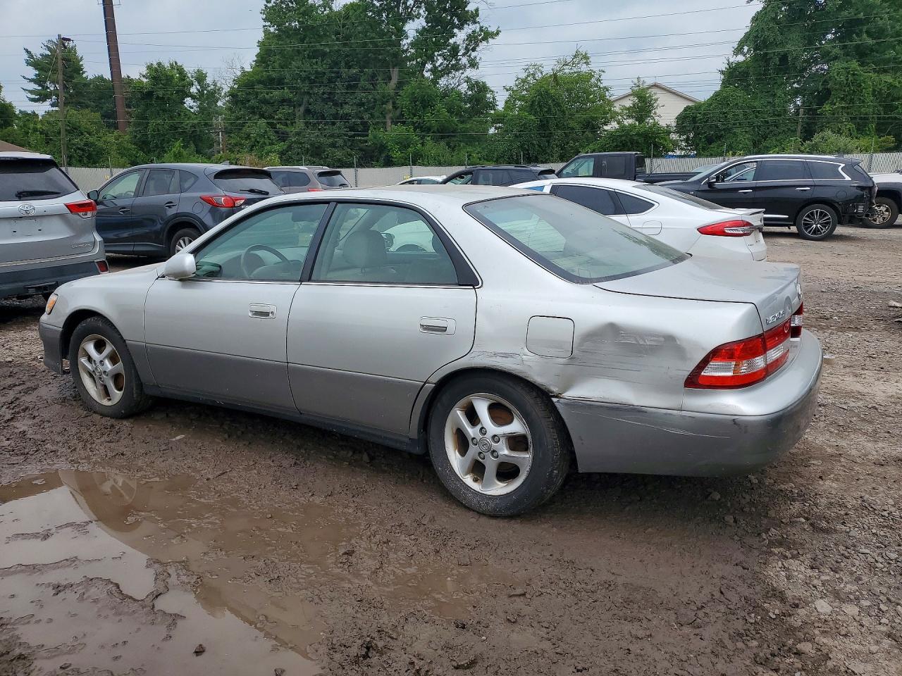 2001 Lexus Es 300 Silver vin: JT8BF28G610342346