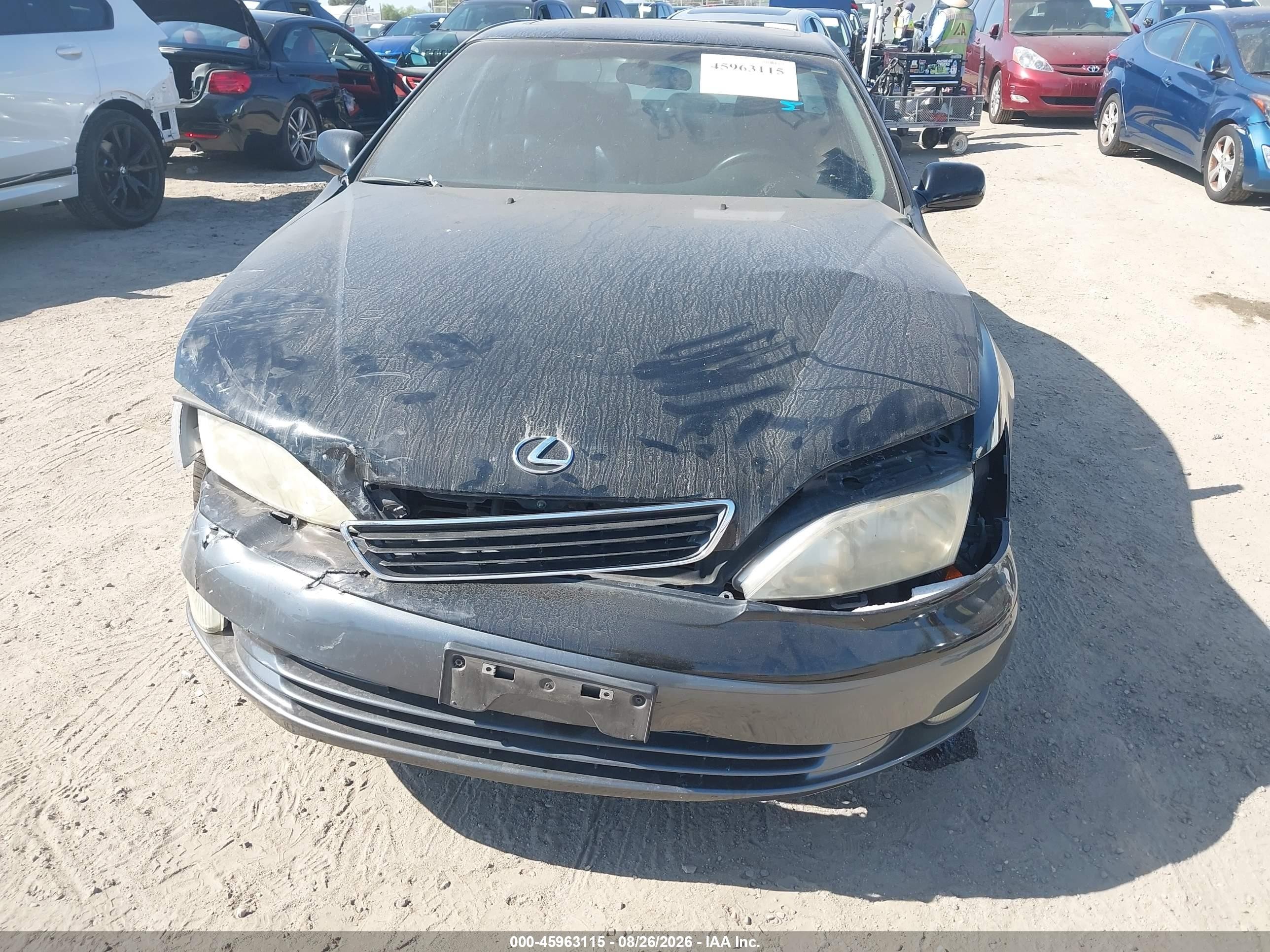 1998 Lexus Es 300   Черный vin: JT8BF28G6W0109803