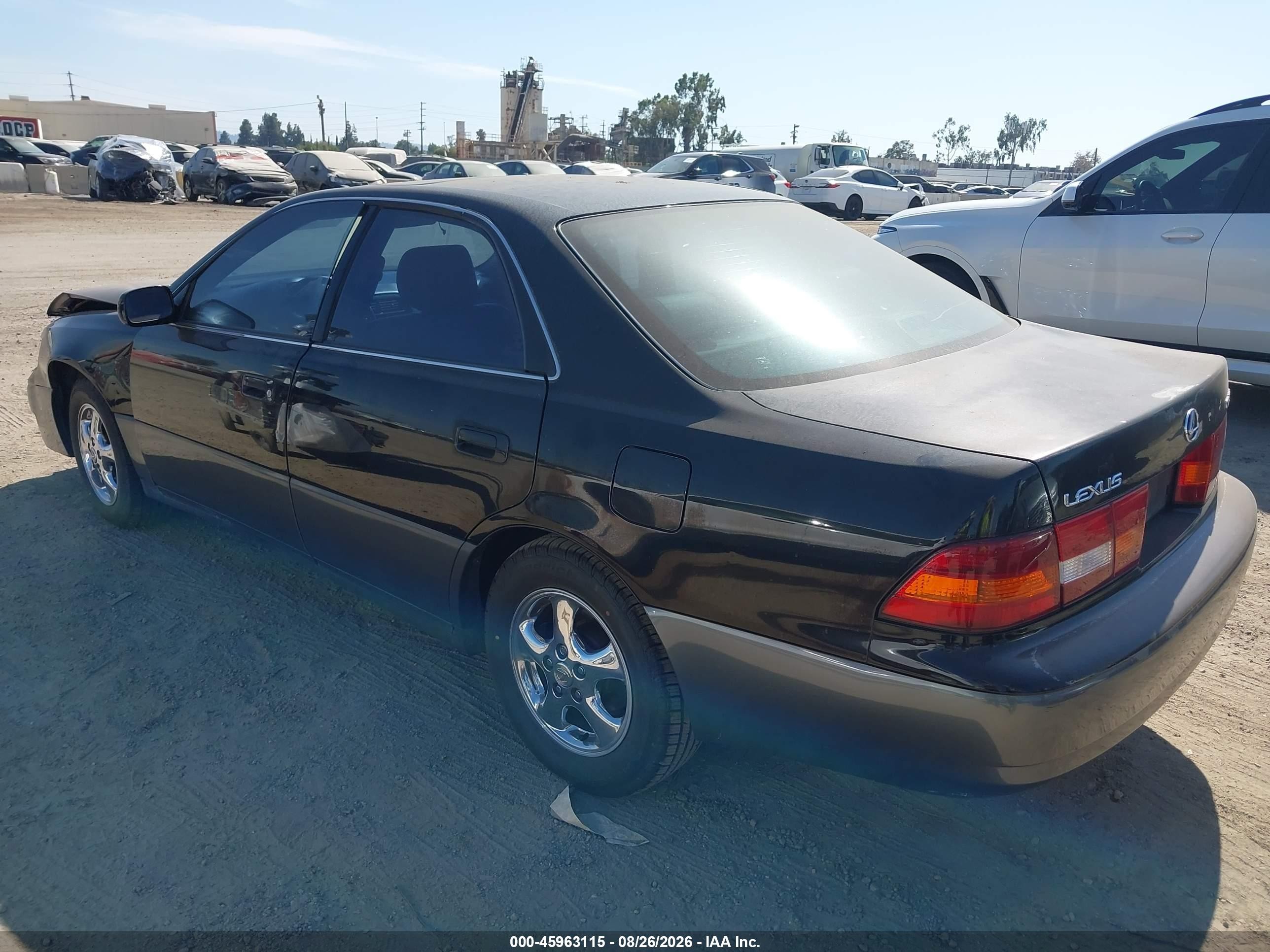 1998 Lexus Es 300   Черный vin: JT8BF28G6W0109803