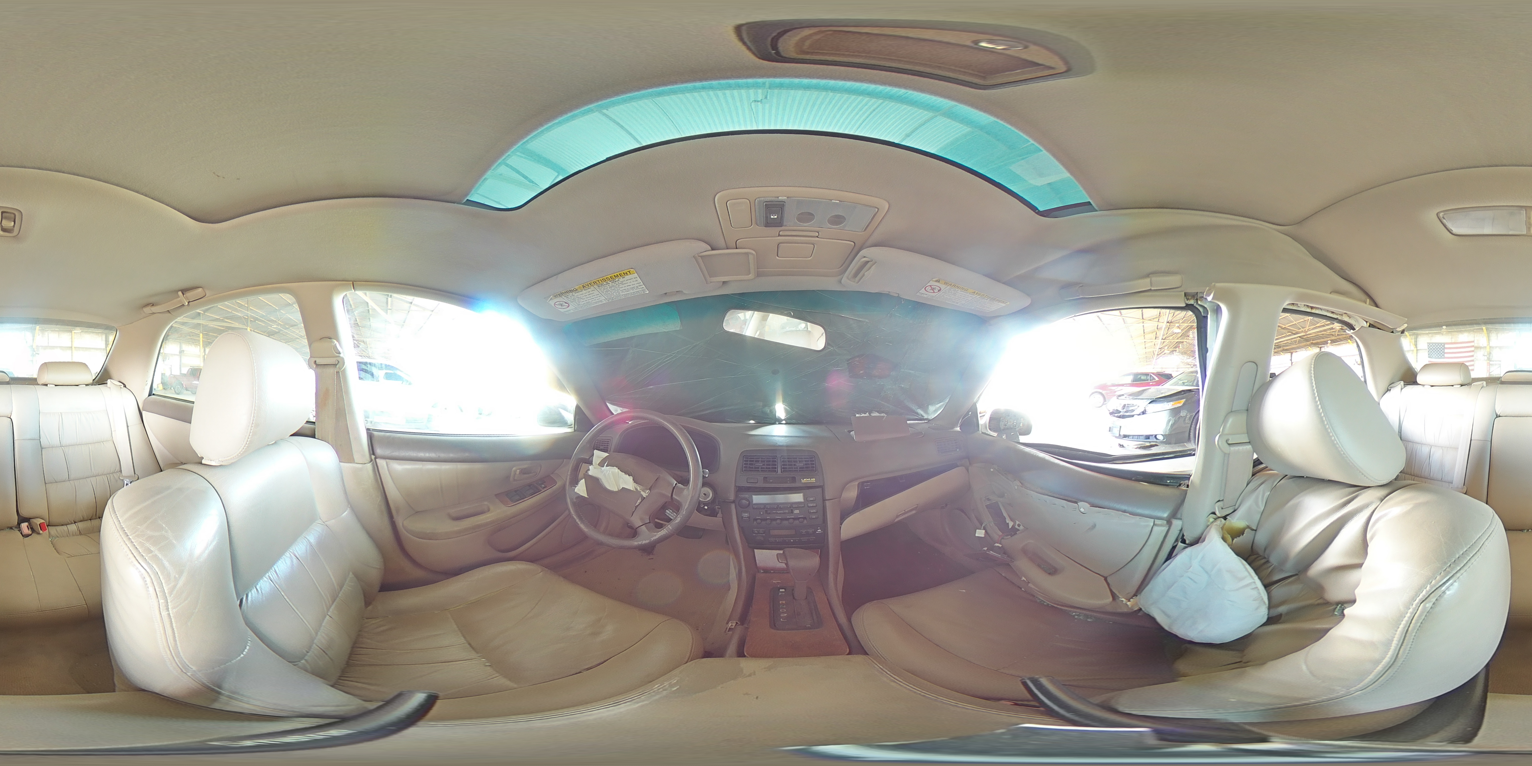 1998 Lexus Es 300 Base White vin: JT8BF28G6W0110885