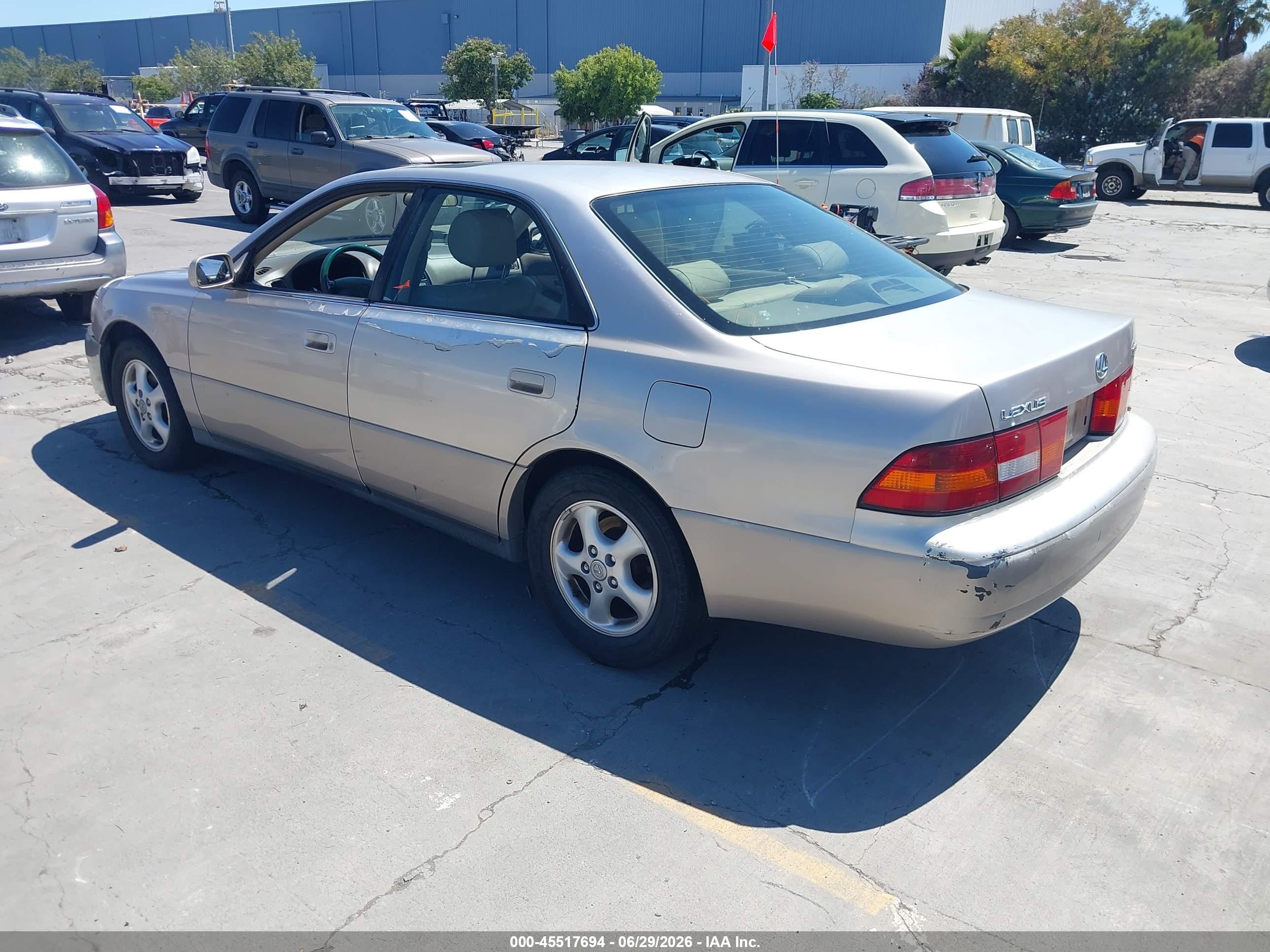 1999 Lexus Es 300   Gray vin: JT8BF28G6X5059909