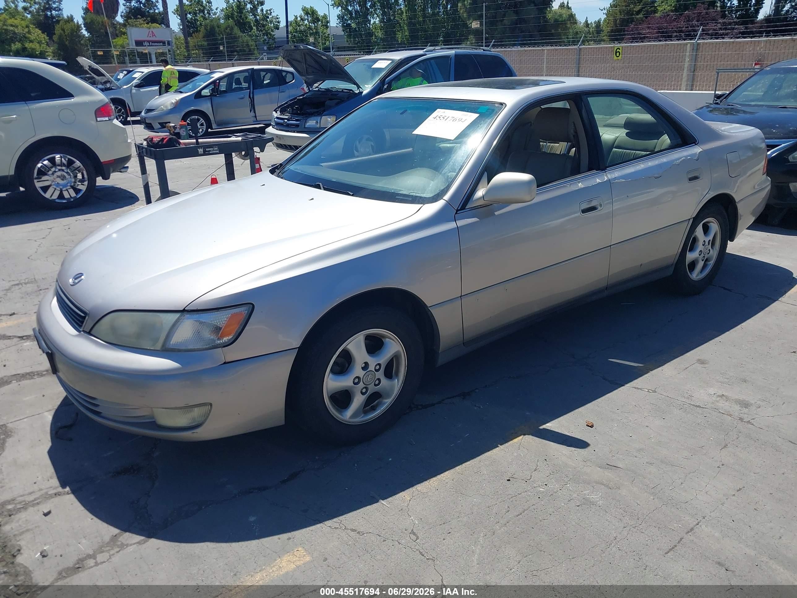 1999 Lexus Es 300   Gray vin: JT8BF28G6X5059909