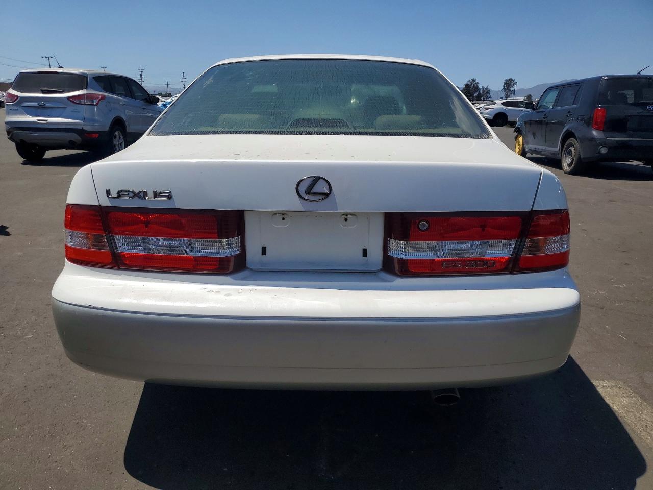 2000 Lexus Es 300 White vin: JT8BF28G6Y5090286