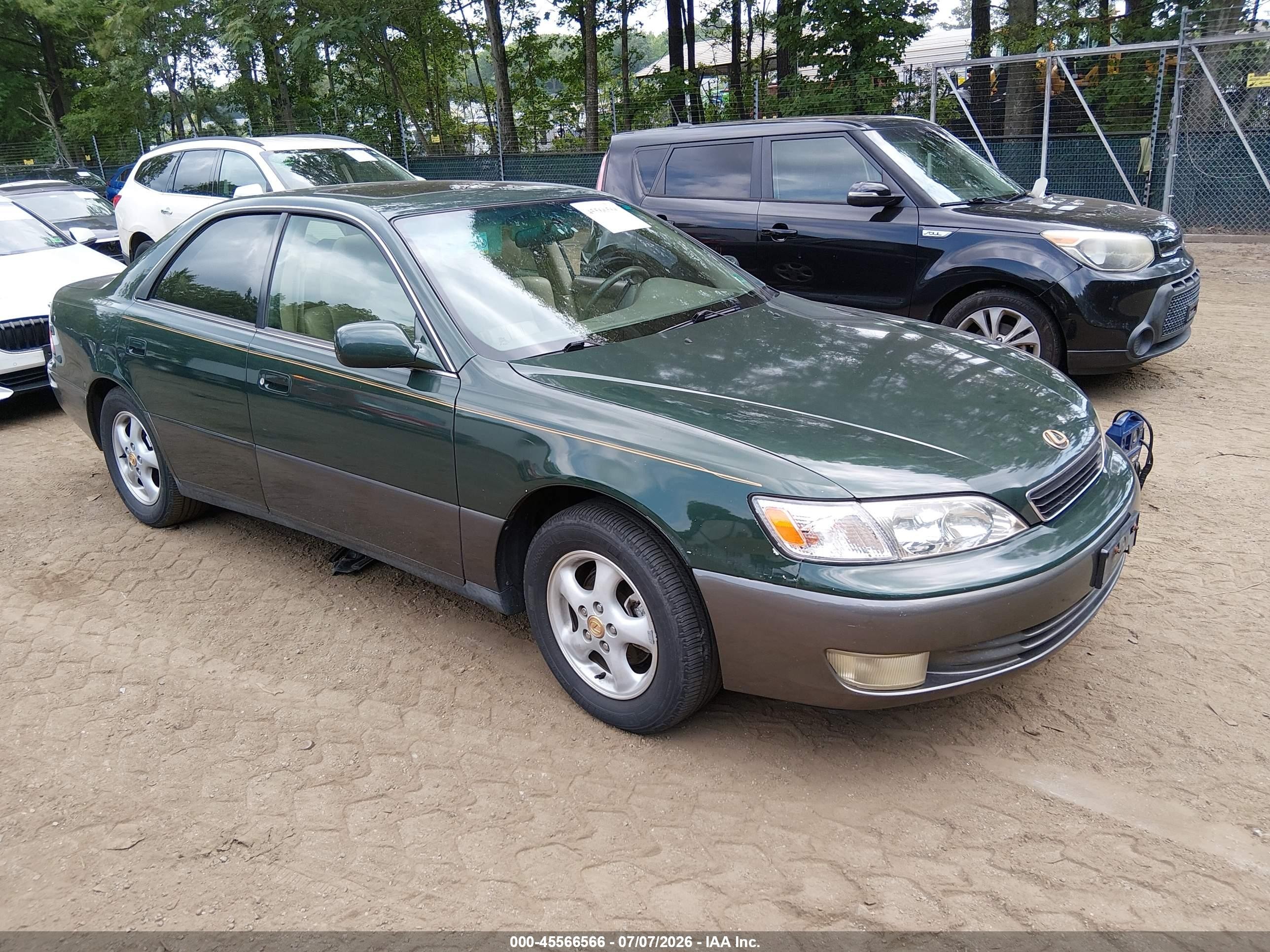 1999 Lexus Es 300   Green vin: JT8BF28G7X5053231