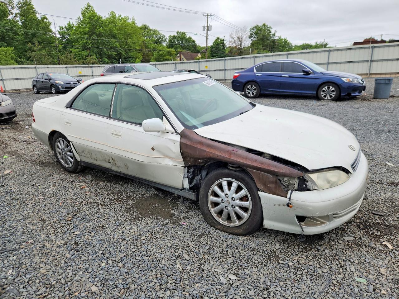 2001 Lexus Es 300 White vin: JT8BF28G810321658