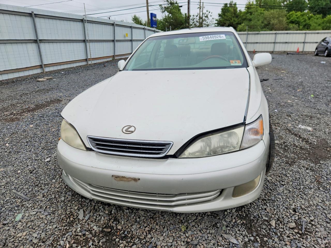 2001 Lexus Es 300 White vin: JT8BF28G810321658