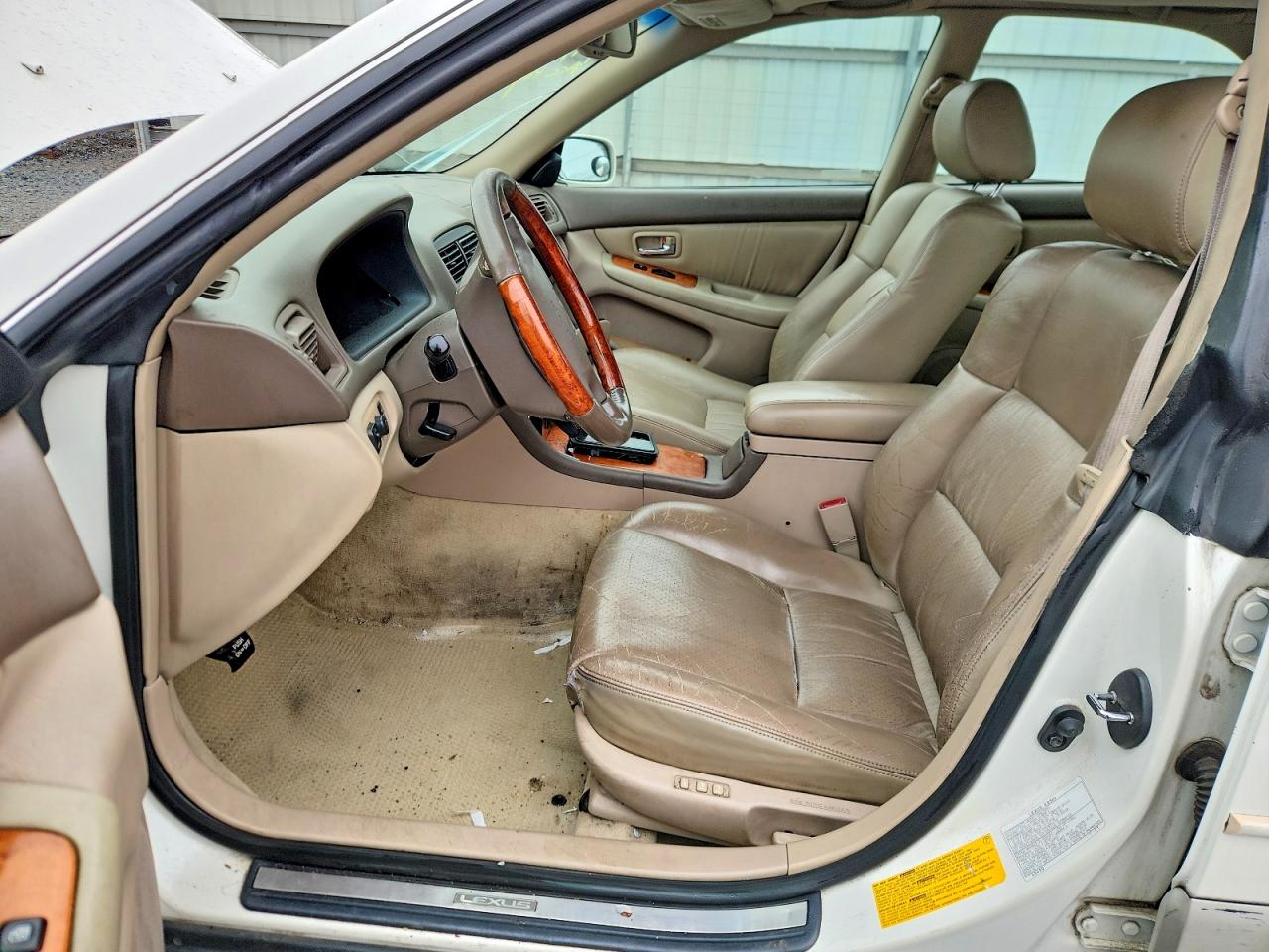2001 Lexus Es 300 White vin: JT8BF28G810321658