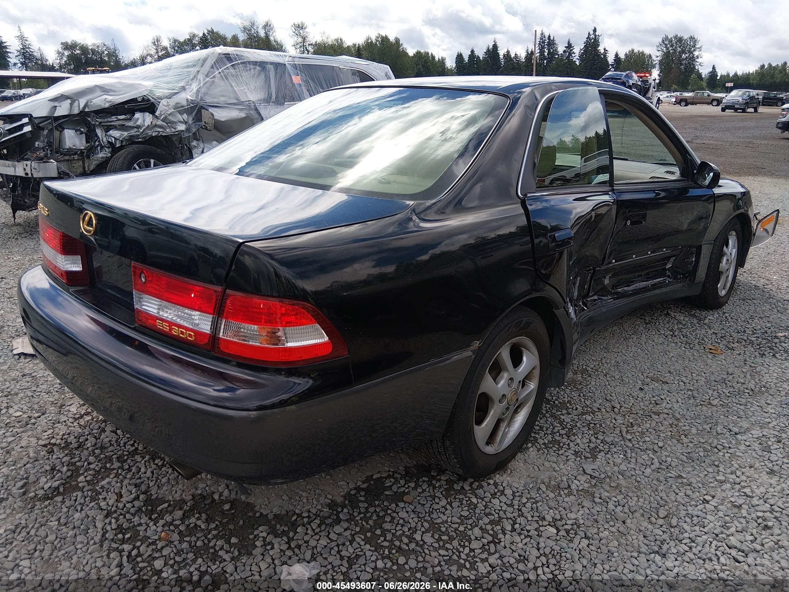 2001 Lexus Es 300   Черный vin: JT8BF28G810328254