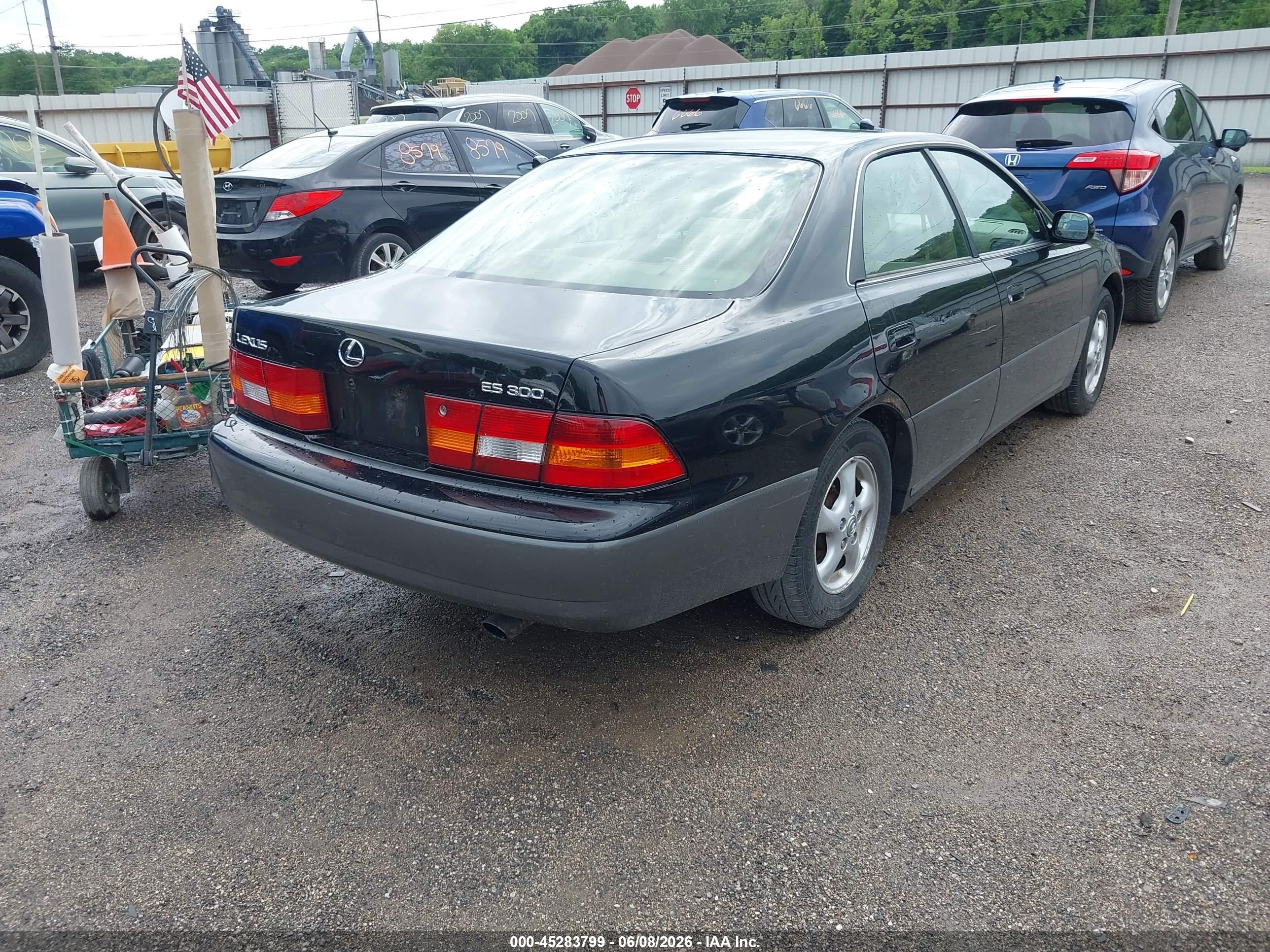 1999 Lexus Es 300   Black vin: JT8BF28G8X0183760