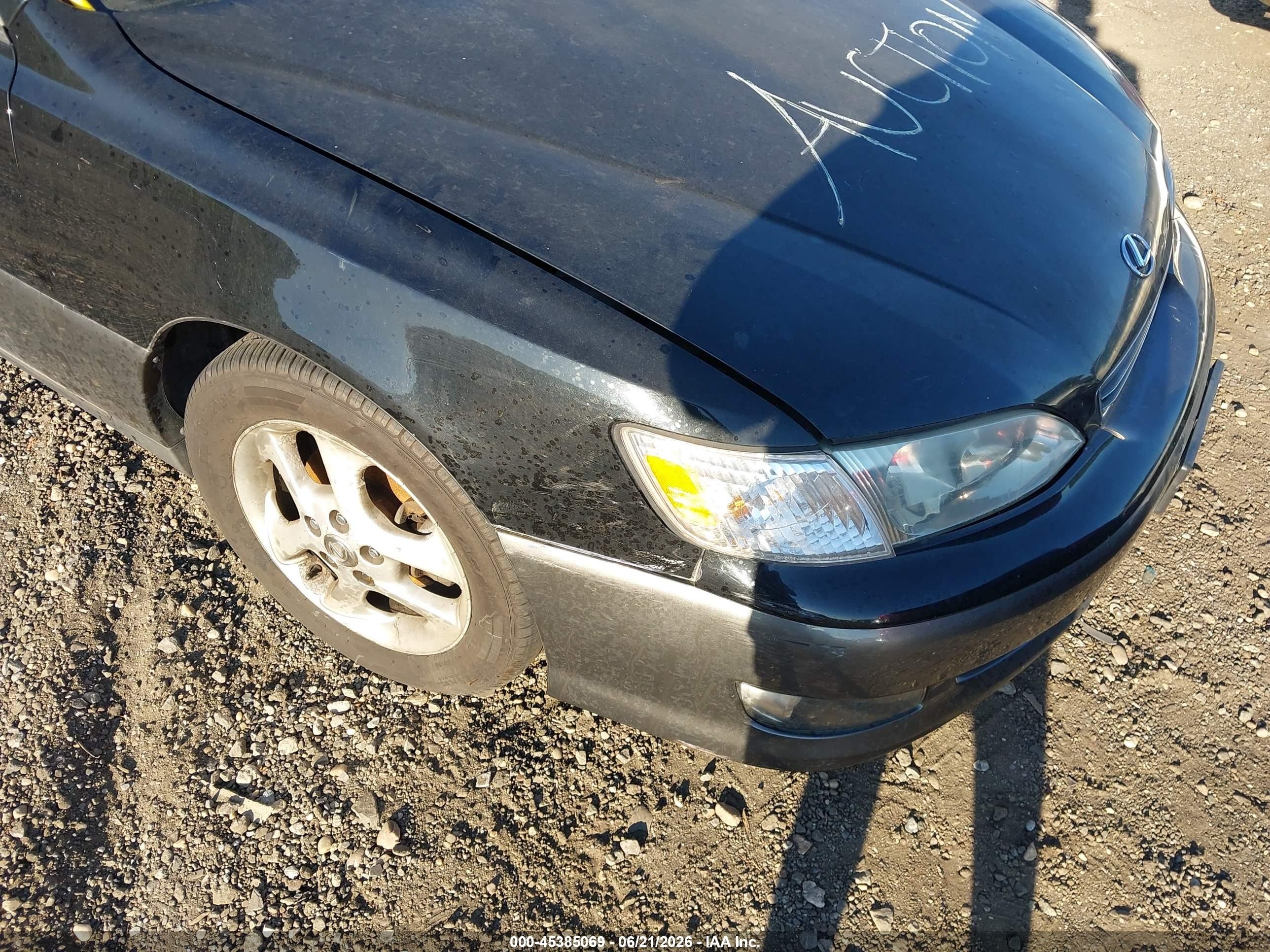 2000 Lexus Es 300   Черный vin: JT8BF28G8Y0241528