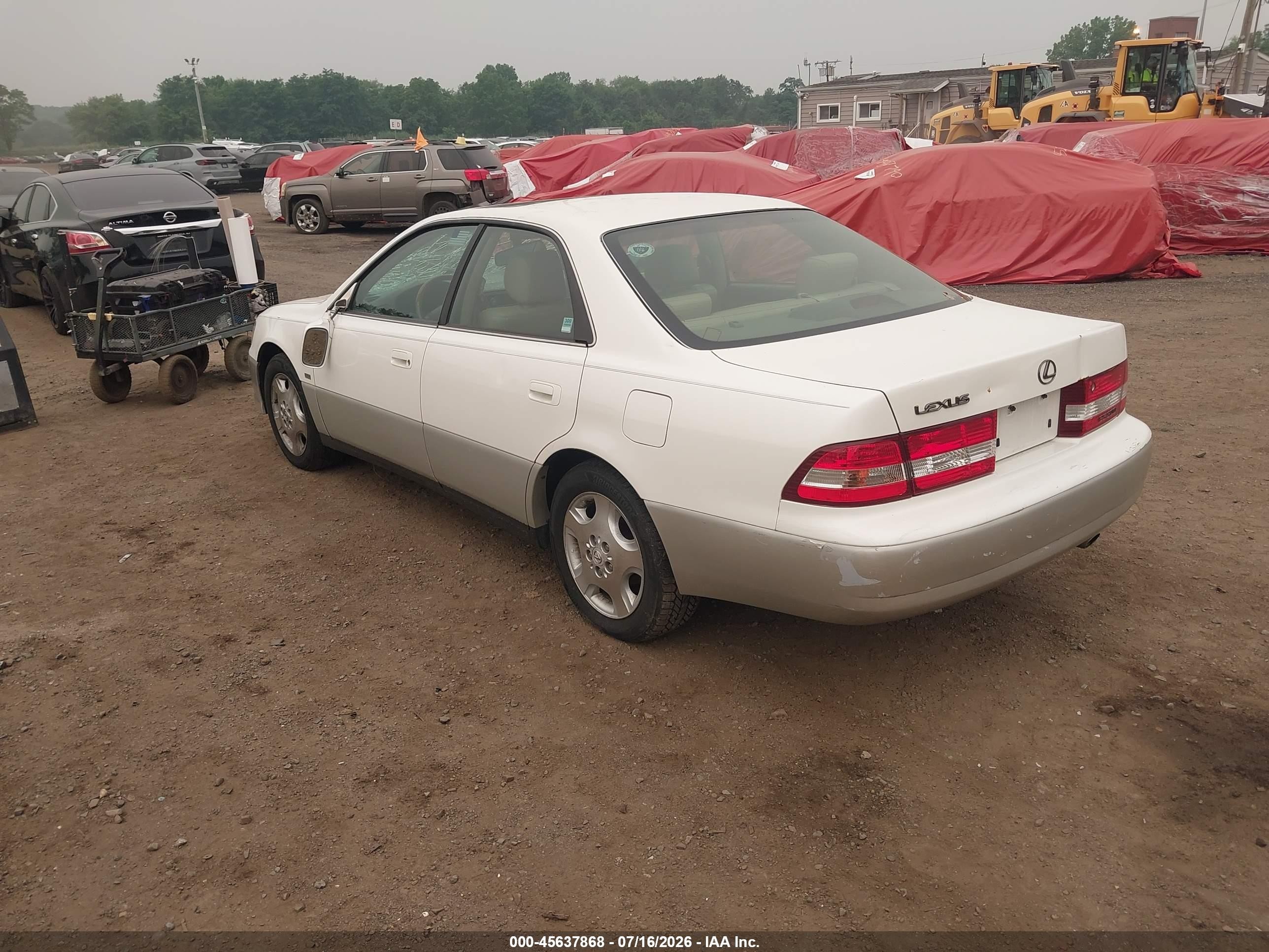 2000 Lexus Es 300   White vin: JT8BF28G8Y0259589