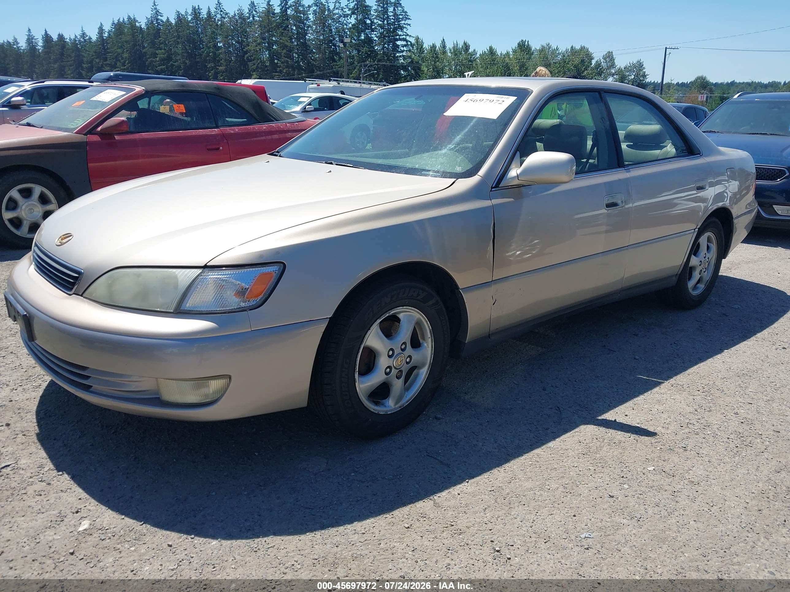 1999 Lexus Es 300   Gold vin: JT8BF28G9X0154235
