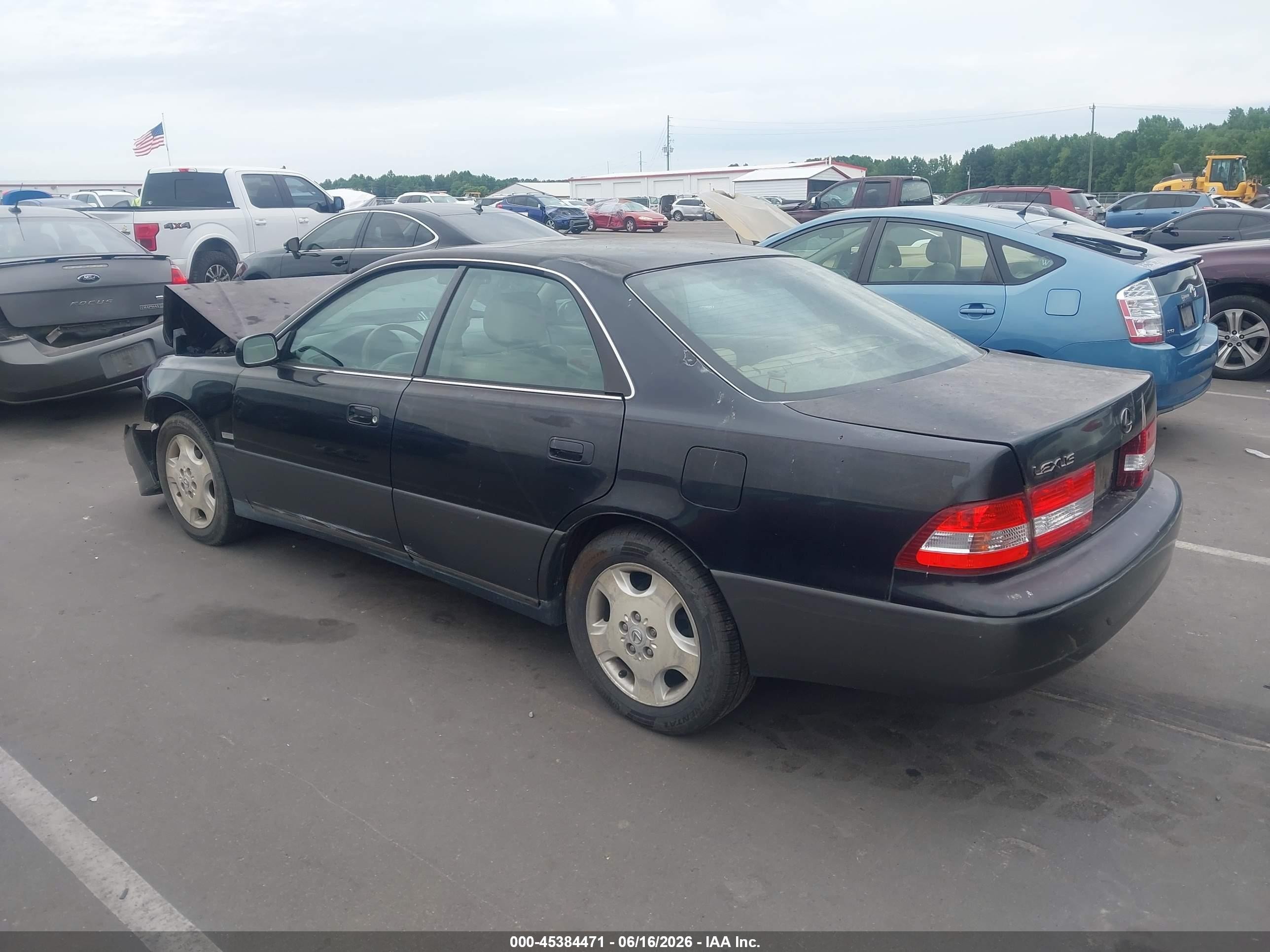 2000 Lexus Es 300   Black vin: JT8BF28G9Y5097457