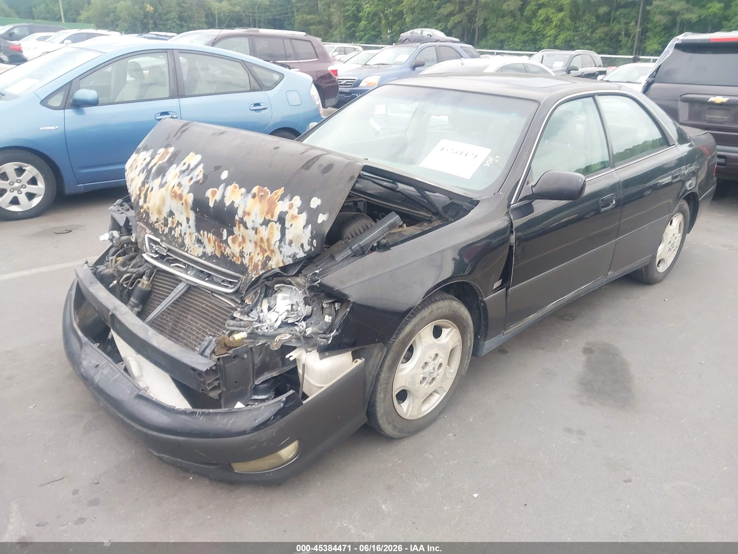 2000 Lexus Es 300   Black vin: JT8BF28G9Y5097457