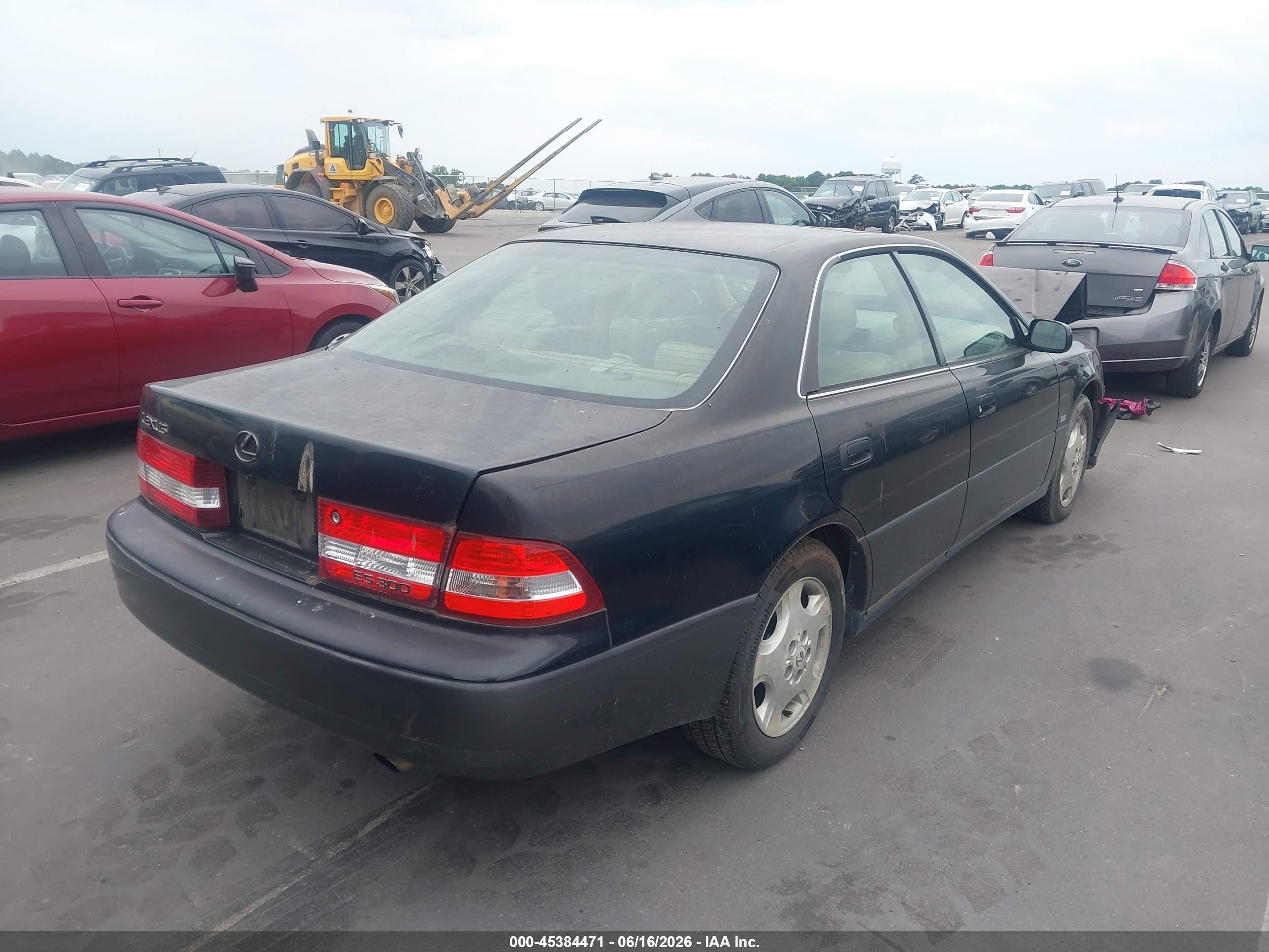 2000 Lexus Es 300   Black vin: JT8BF28G9Y5097457