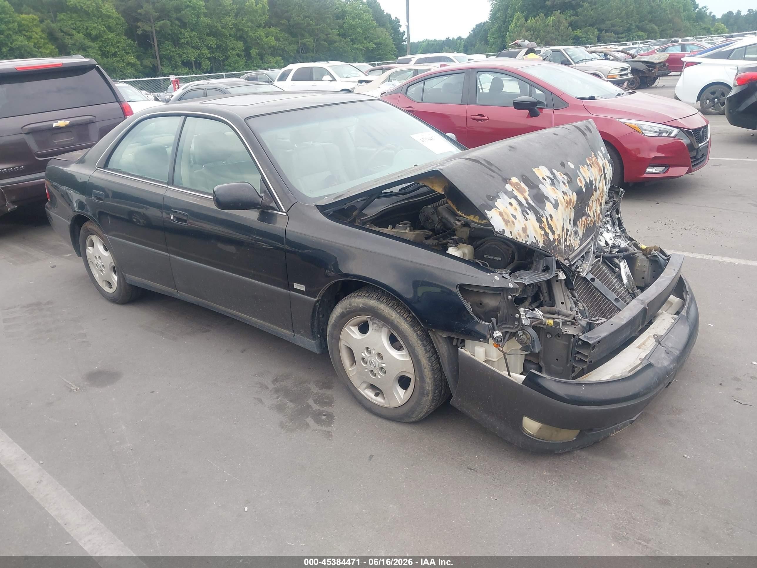 2000 Lexus Es 300   Black vin: JT8BF28G9Y5097457